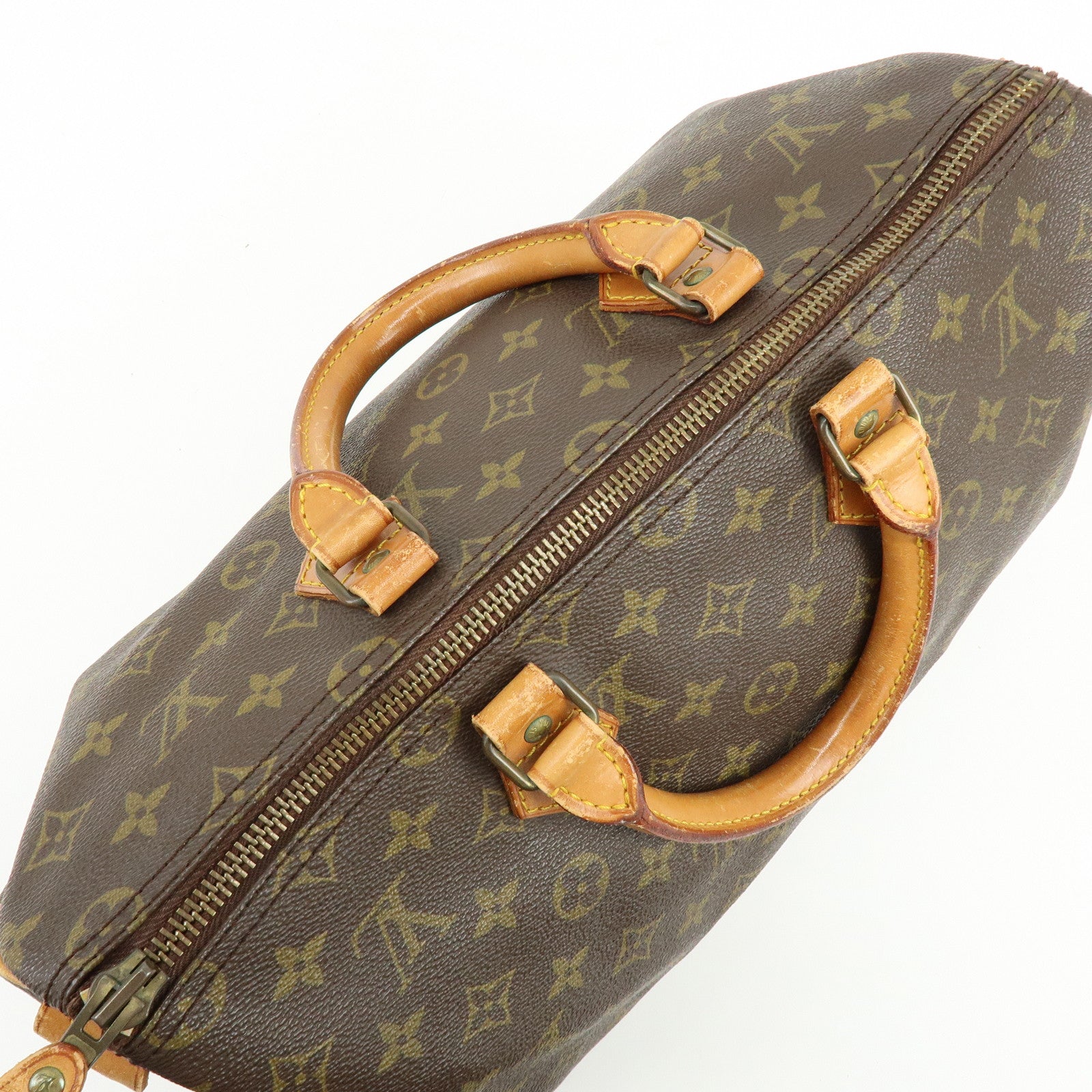 Louis Vuitton Monogram Canvas Speedy 35 Boston Bag Hand Bag M41524