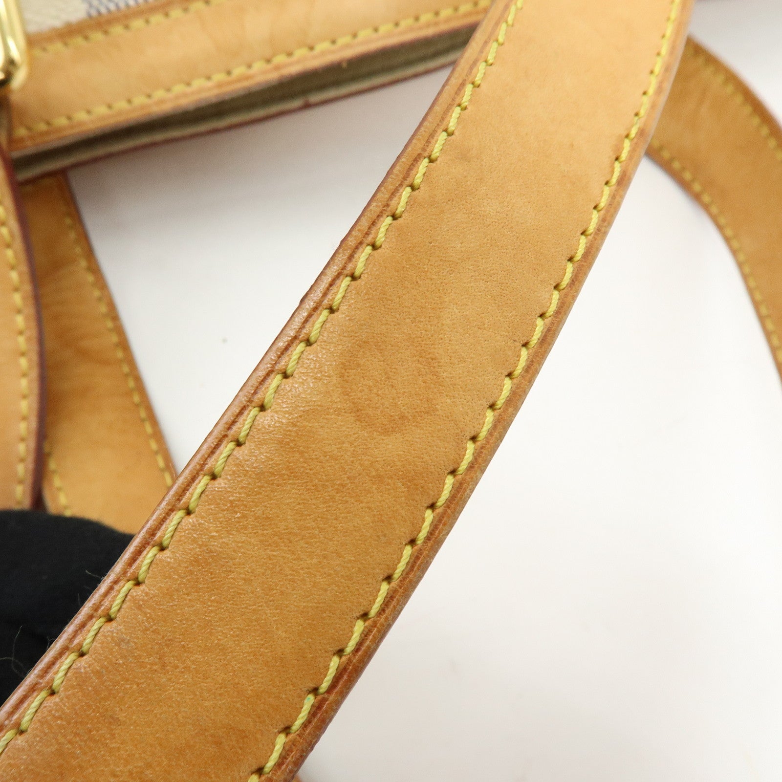 Louis Vuitton Damier Azur Hampstead PM Hand Bag Ivory N51207