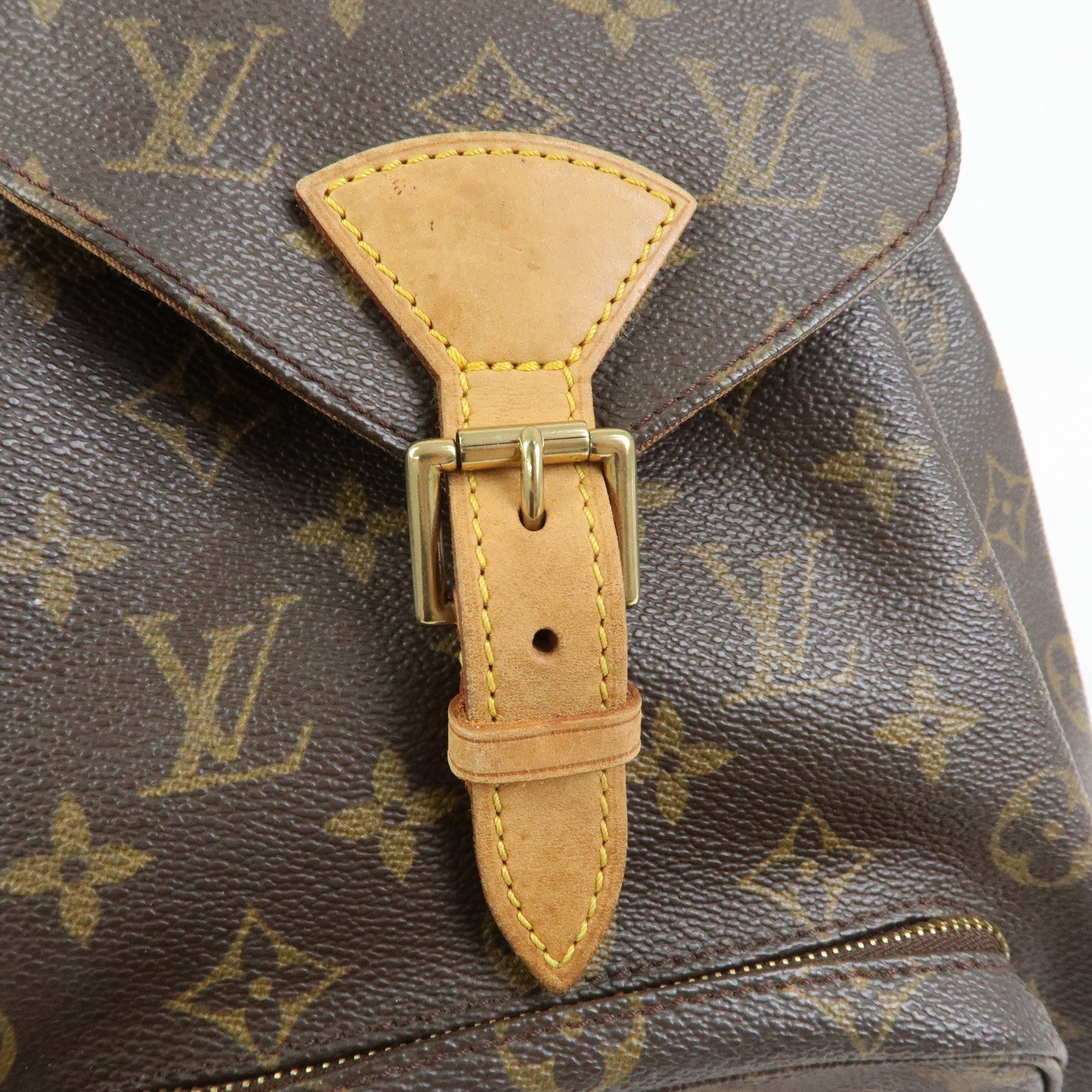 Louis Vuitton Monogram Canvas Montsouris MM Backpack Brown M51136