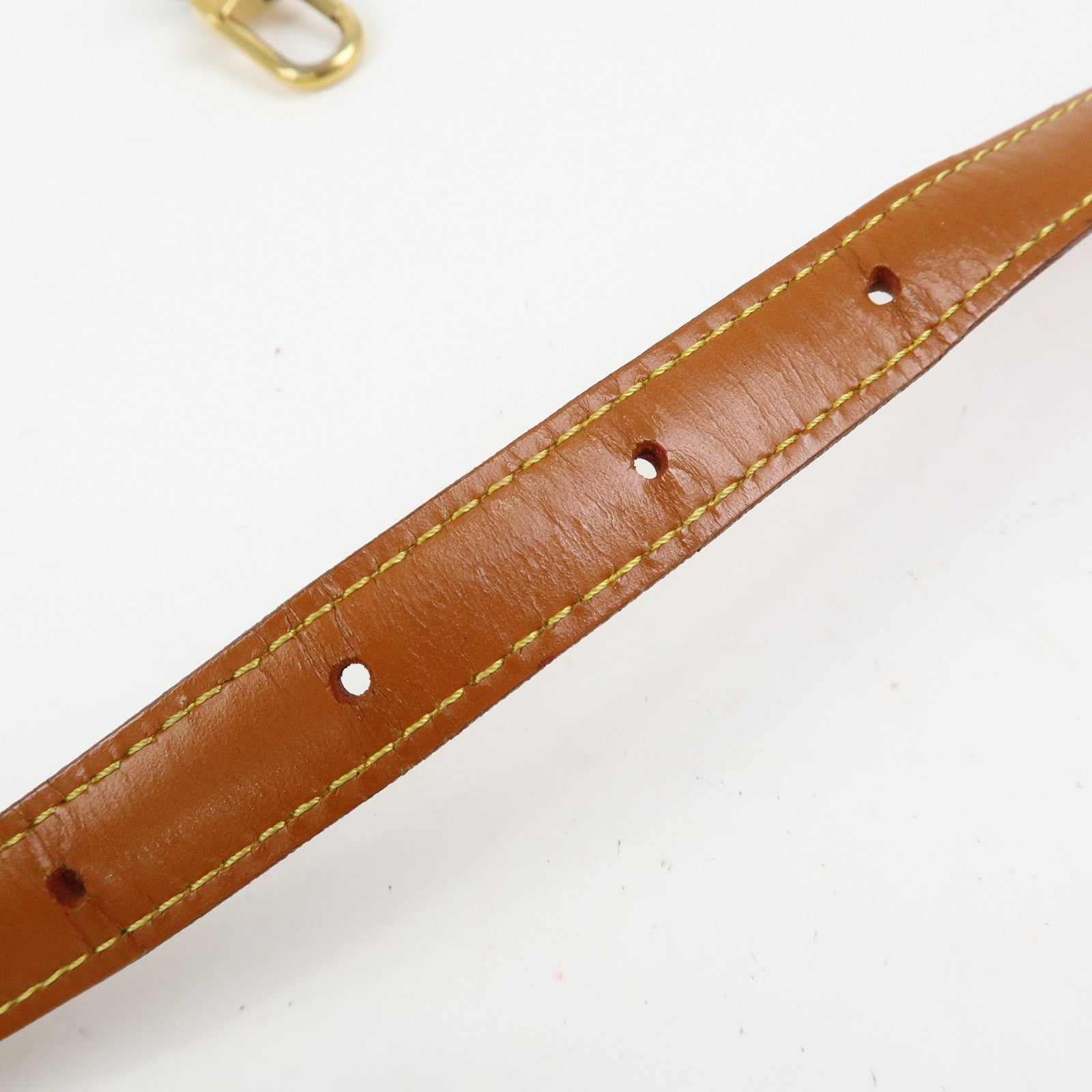 Louis Vuitton Adjustable Leather Shoulder Strap For Epi Bag Zipang Gold