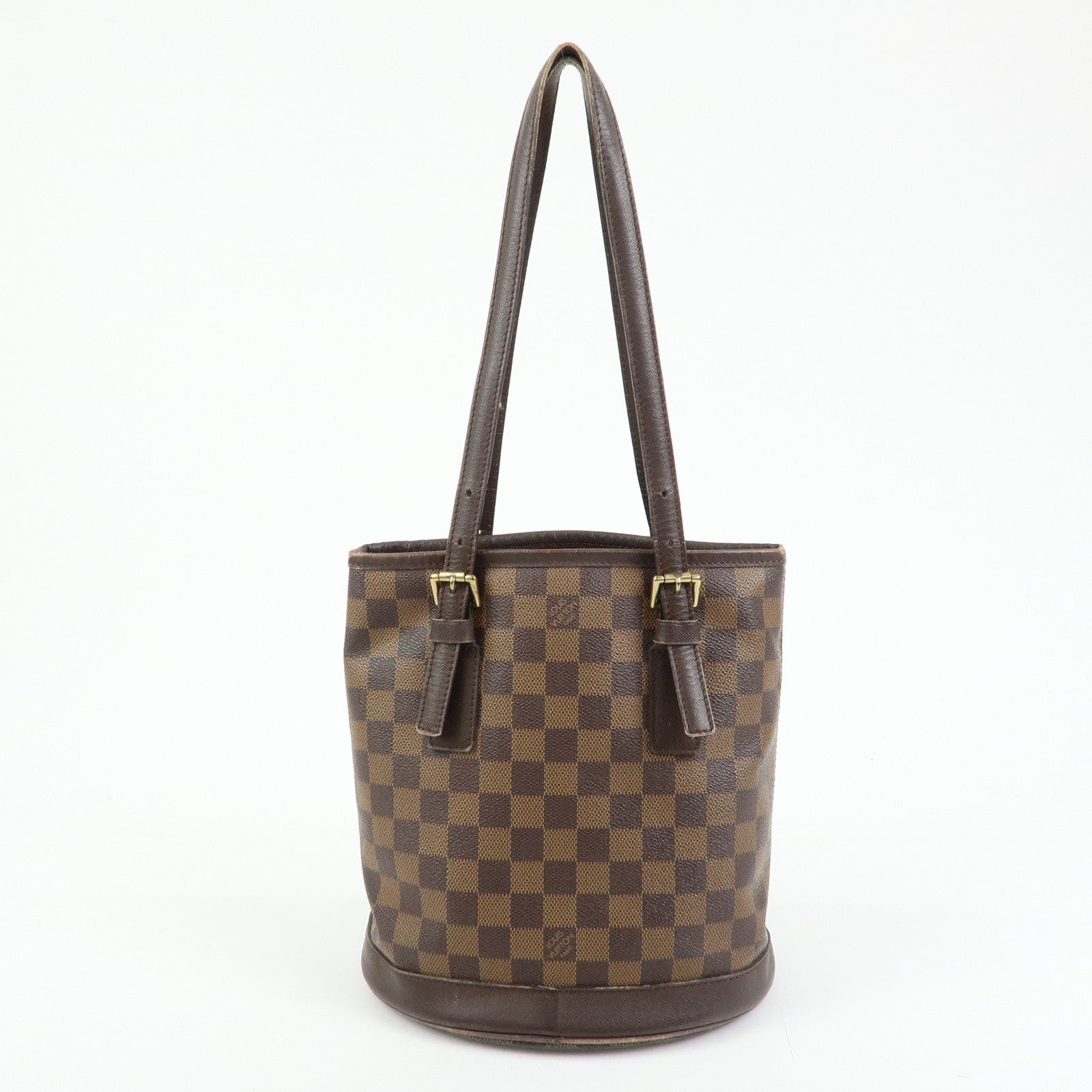 Louis Vuitton Damier Ebene Marais Tote Bag Hand Bag Brown N42240