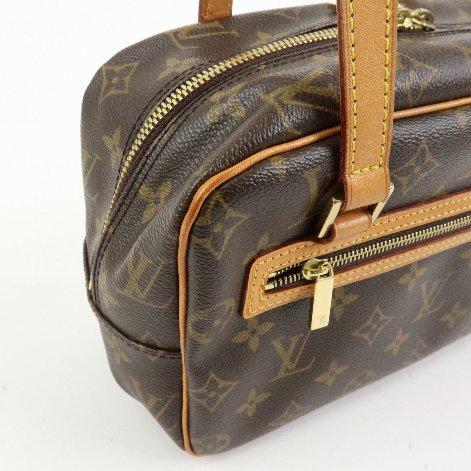 Louis Vuitton Monogram Cite MM Shoulder Bag Hand Bag Brown M51182