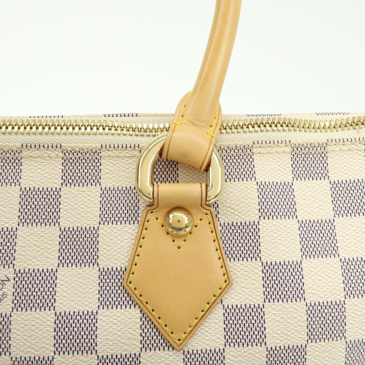 Louis Vuitton Damier Azur Saleya MM Tote Bag Hand Bag N51185