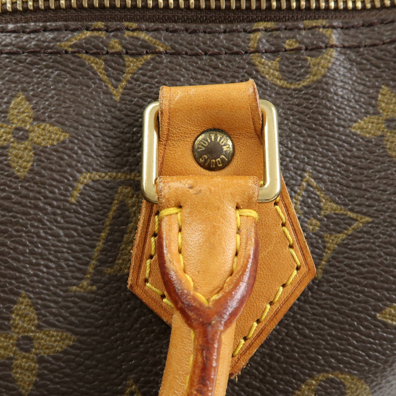 Louis Vuitton Monogram Speedy 35 Boston Bag Hand Bag Brown M41524
