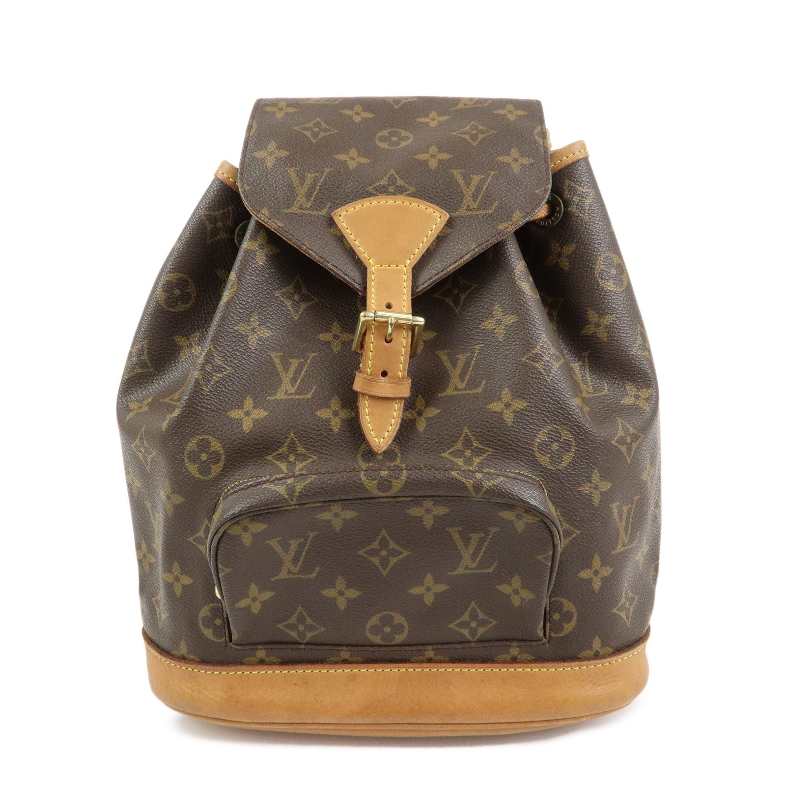 Louis Vuitton Monogram Canvas Montsouris MM Backpack Brown M51136