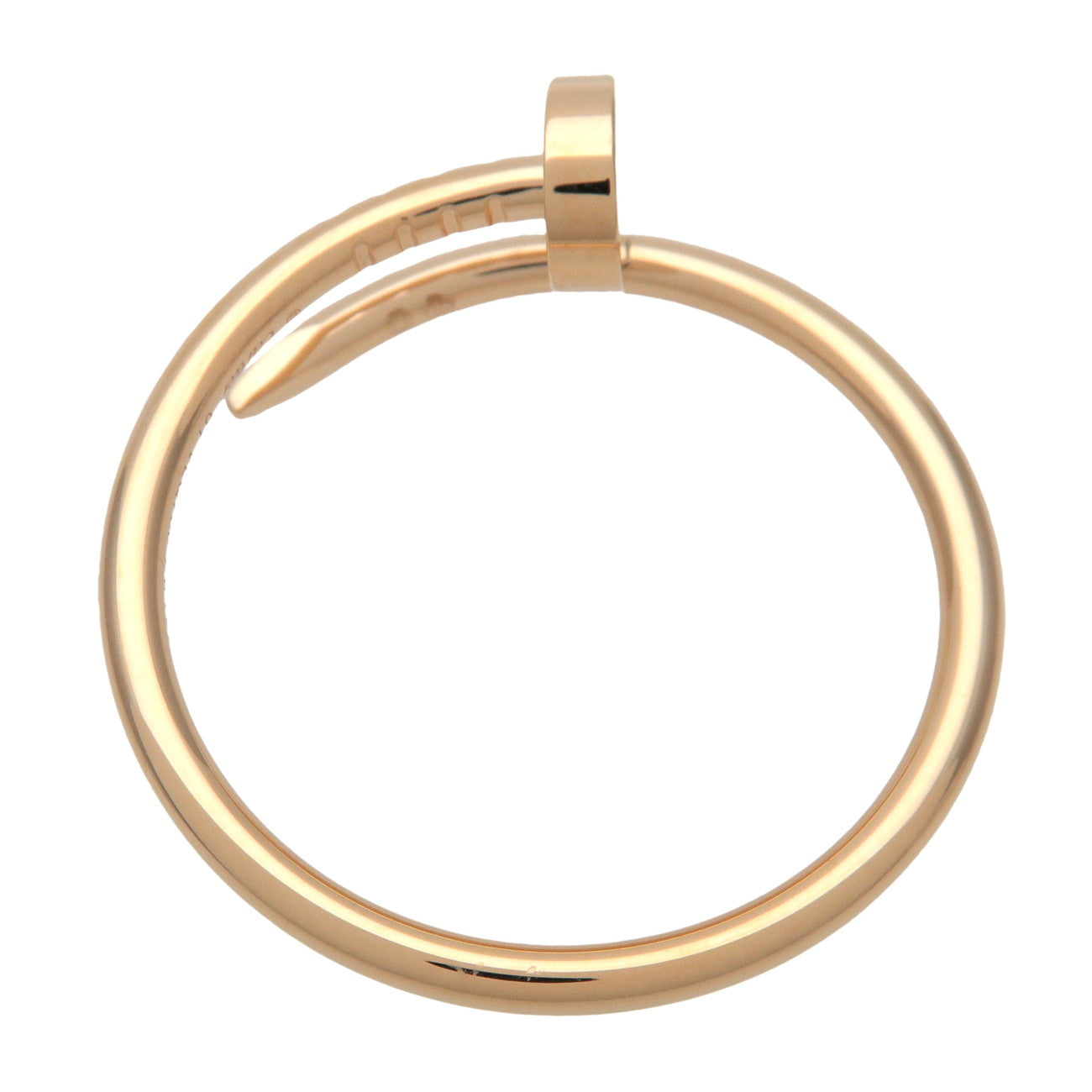 Cartier Juste un Clou Ring SM K18 750YG Yellow Gold #61 US10 EU61 HK22