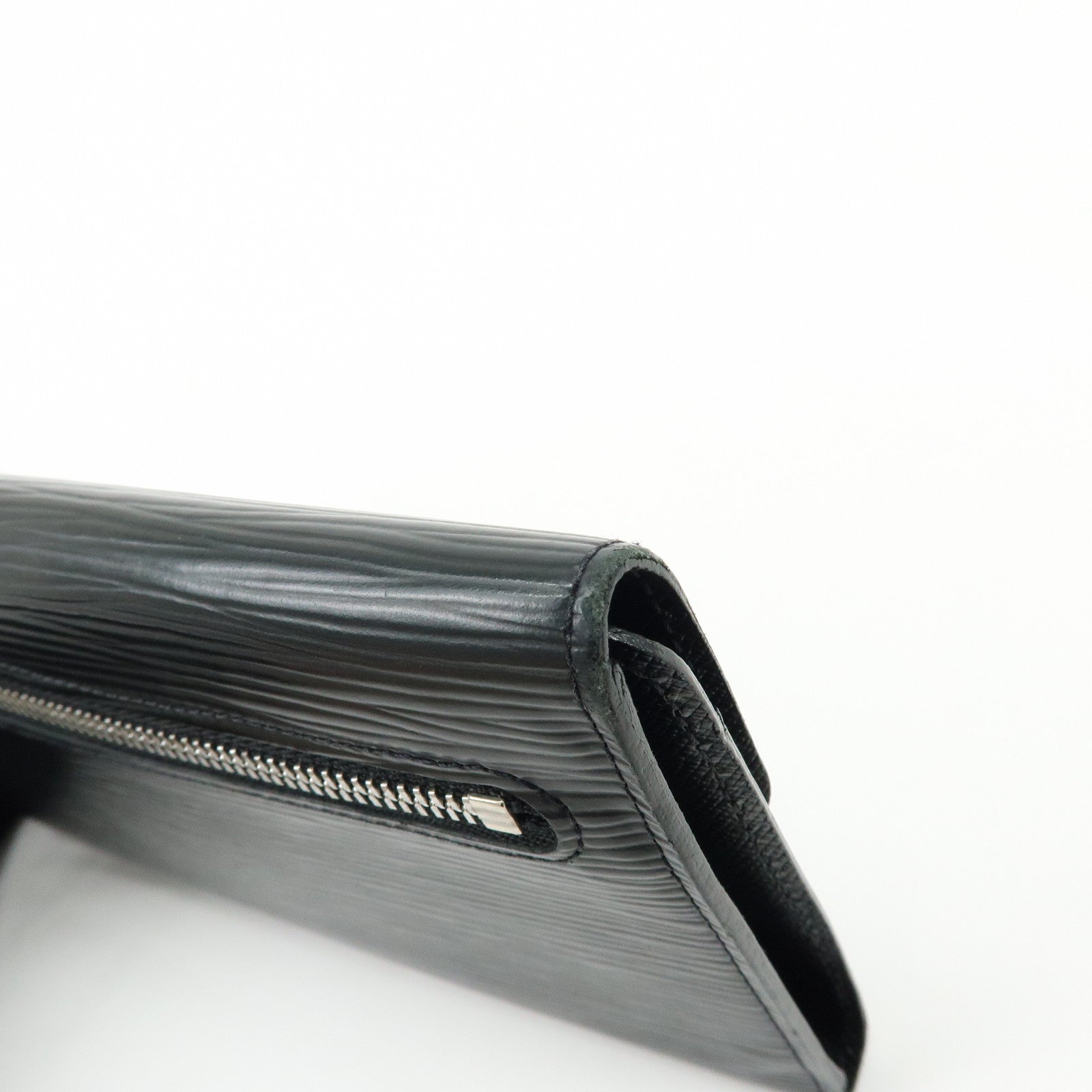 Louis Vuitton Epi Leather Portefeuille Eugenie Long Wallet Noir M63882