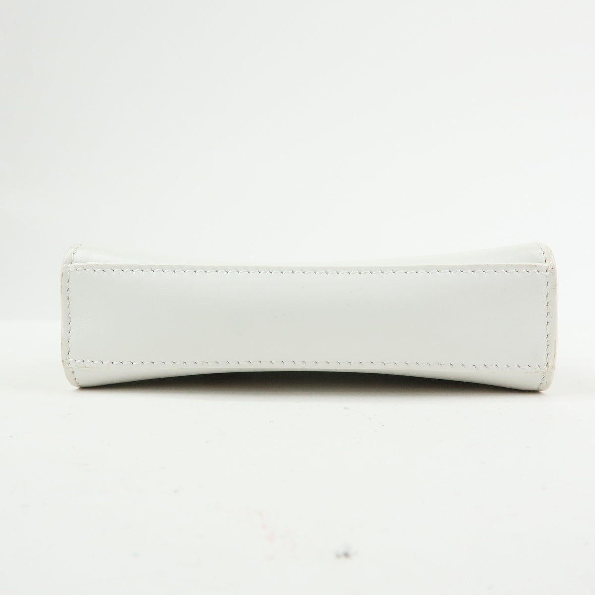 JIL SANDER Tangle Leather Shoulder Bag Crossbody Bag White