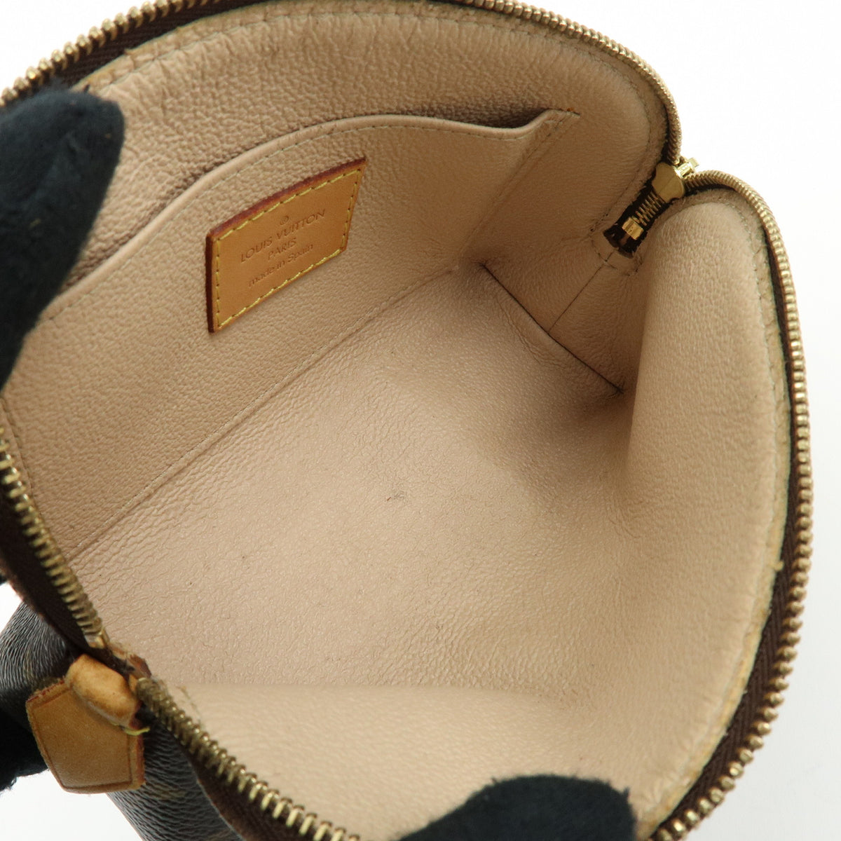 Louis Vuitton Monogram Pochette Cosmetic PM Pouch Brown M47515