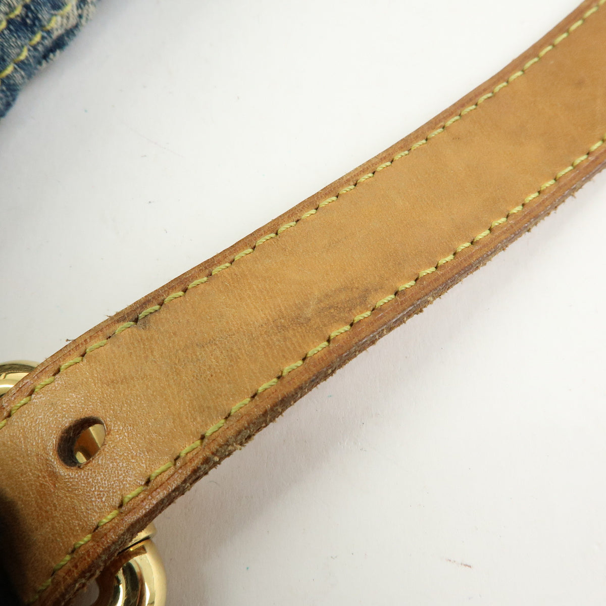 Louis Vuitton Monogram Denim Baggy GM Shoulder Bag Blue M95048