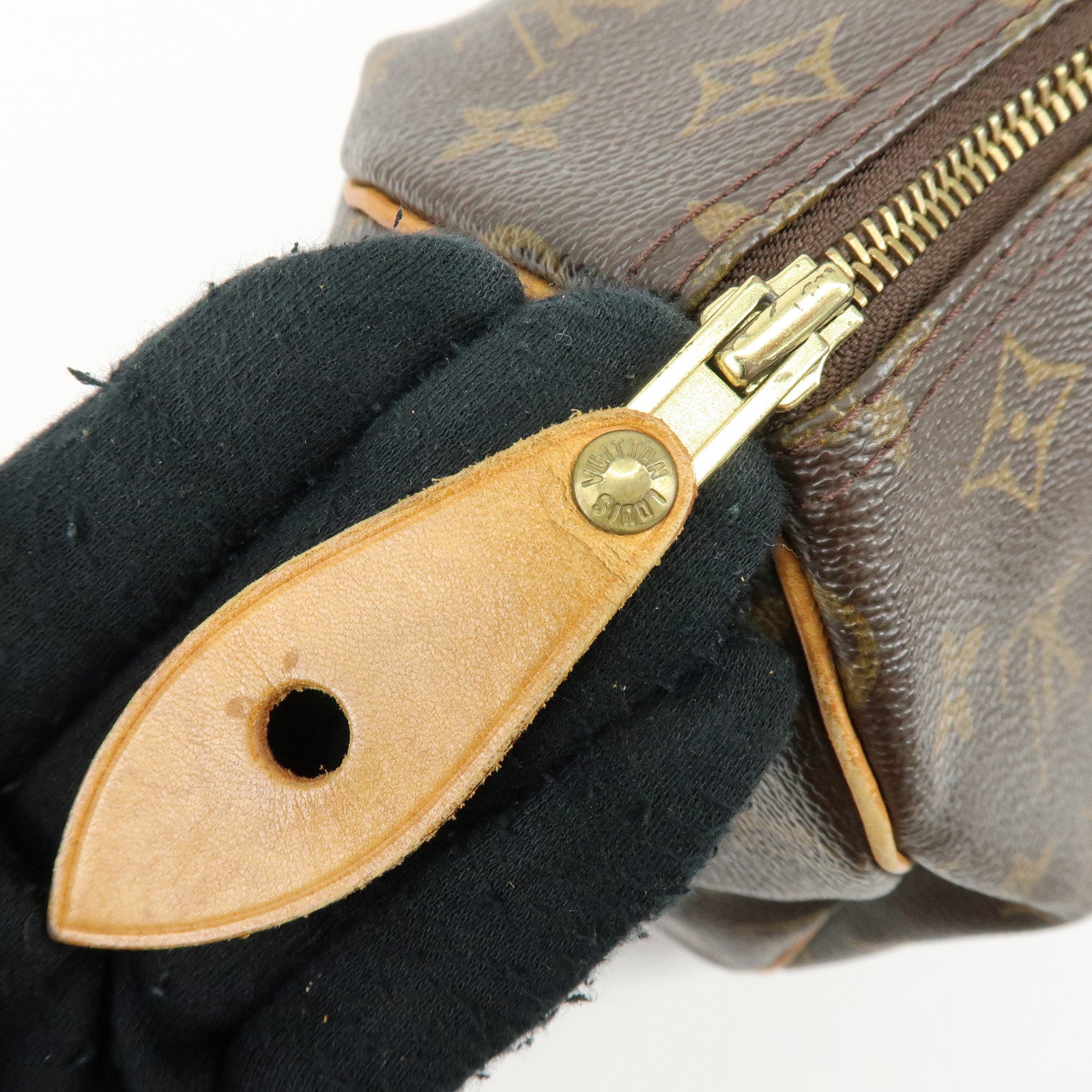Louis Vuitton Monogram Speedy 30 Boston Bag Hand Bag Brown M41526