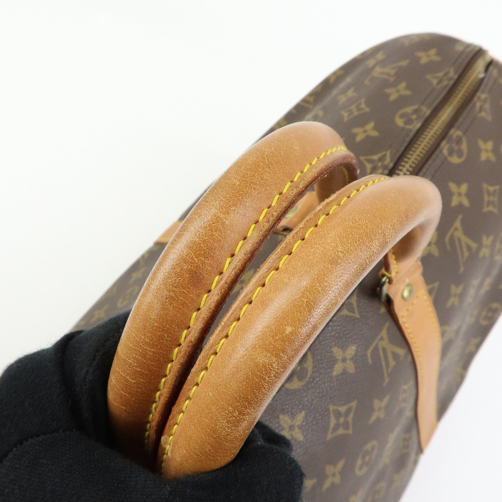 Louis Vuitton Monogram Keep All 50 Boston Bag Brown M41426