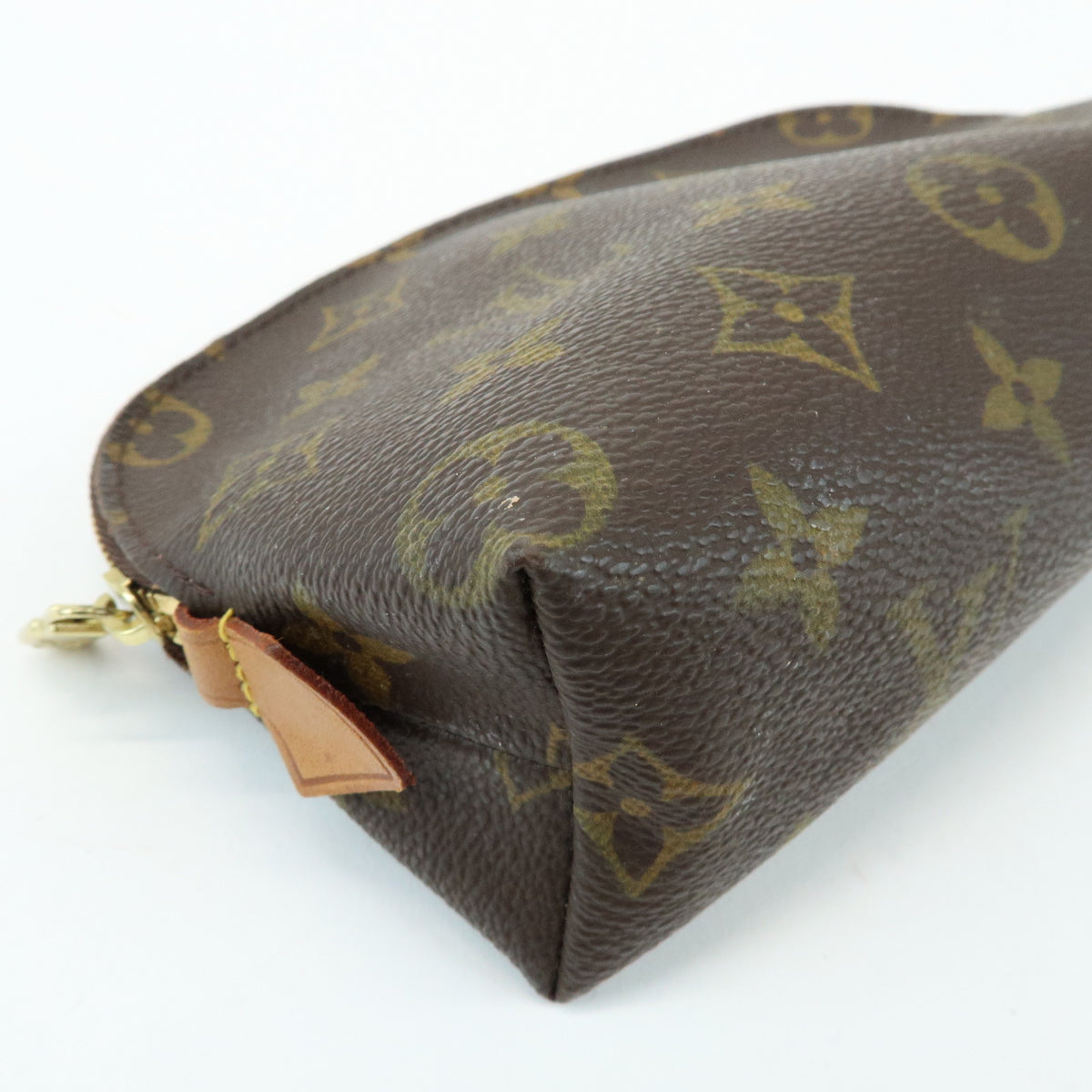 Louis Vuitton Monogram Pochette Cosmetic PM Pouch Brown M47515