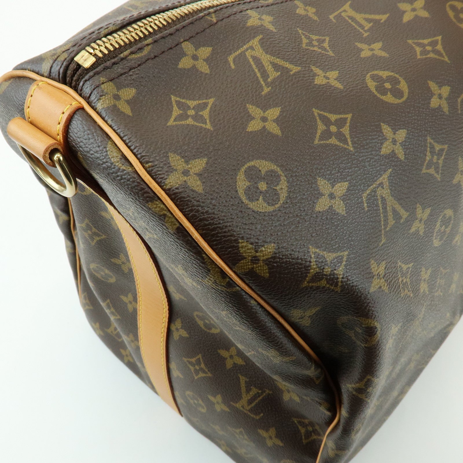 Louis Vuitton Monogram Keep All Bandouliere 60 Bag Brown M41412