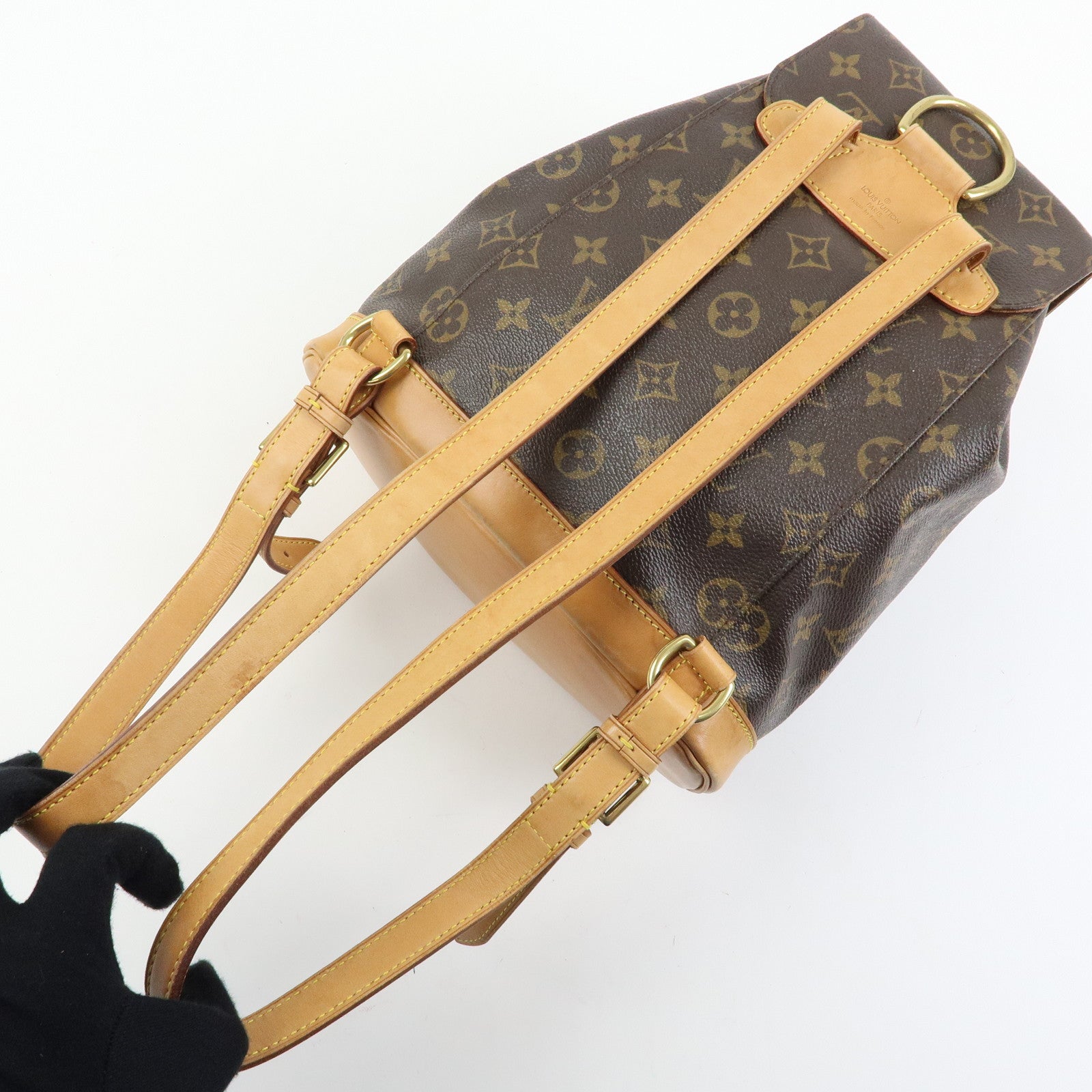 Louis Vuitton Monogram Montsouris MM Backpack Brown M51136