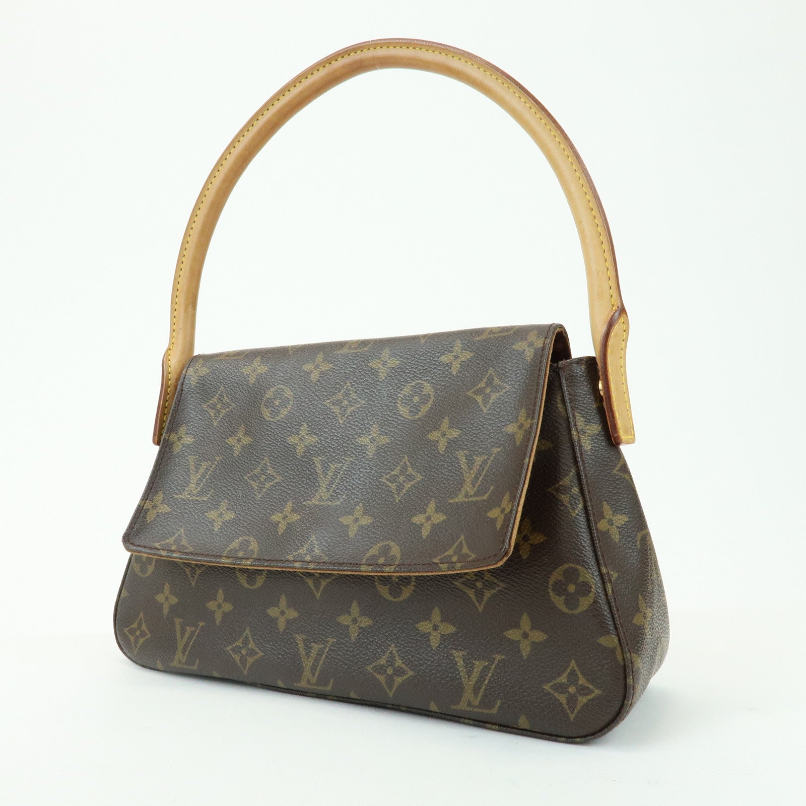 Louis Vuitton Monogram Mini Looping Shoulder Bag Brown M51147