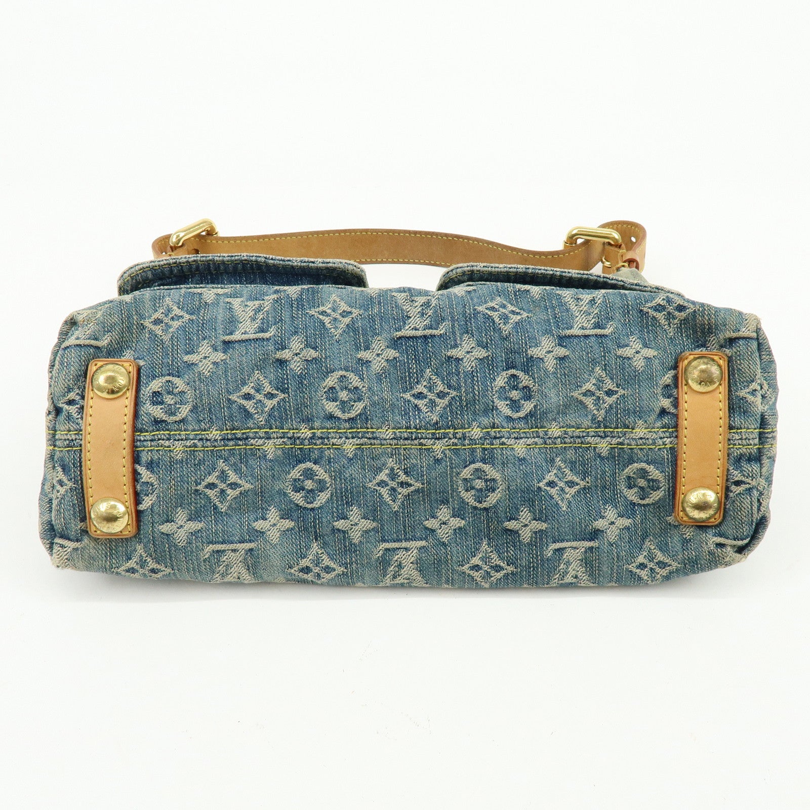 Louis Vuitton Monogram Denim Baggy PM 2Way Bag Shoulder Bag M95049