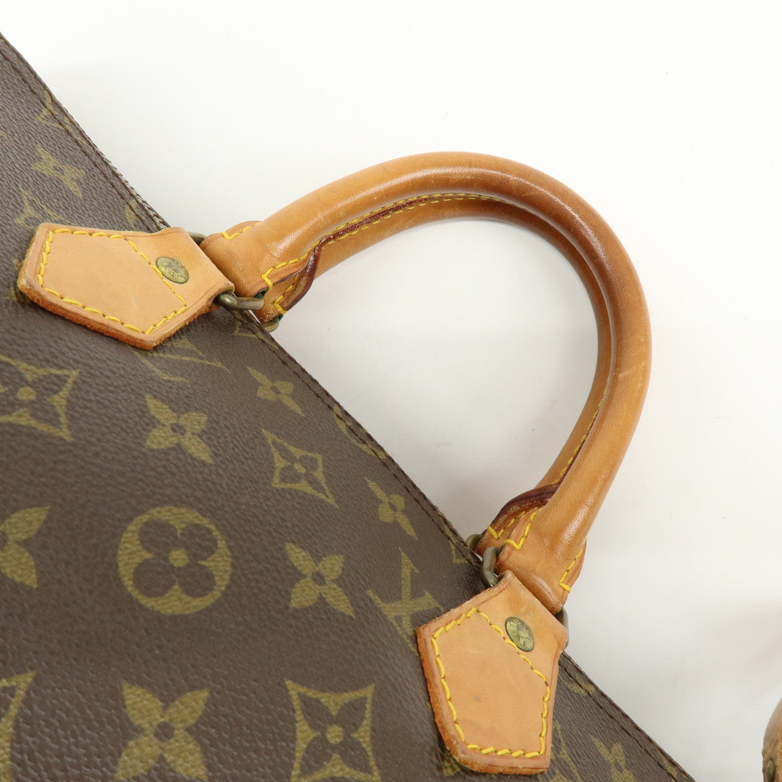 Louis Vuitton Monogram Speedy 35 Canvas Boston Bag Hand Bag M41524