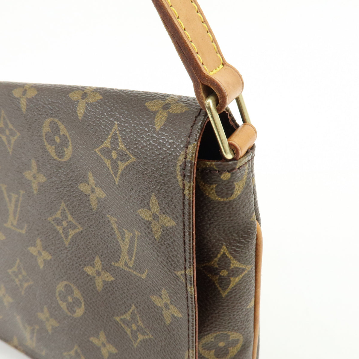 Louis Vuitton Monogram Musette Tango Short Shoulder Bag Brown M51257