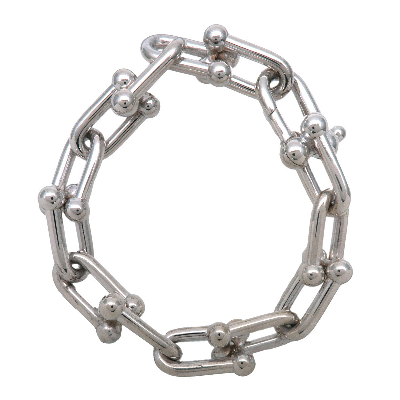 Tiffany & Co Hardware Large Link Bracelet SV925 Silver