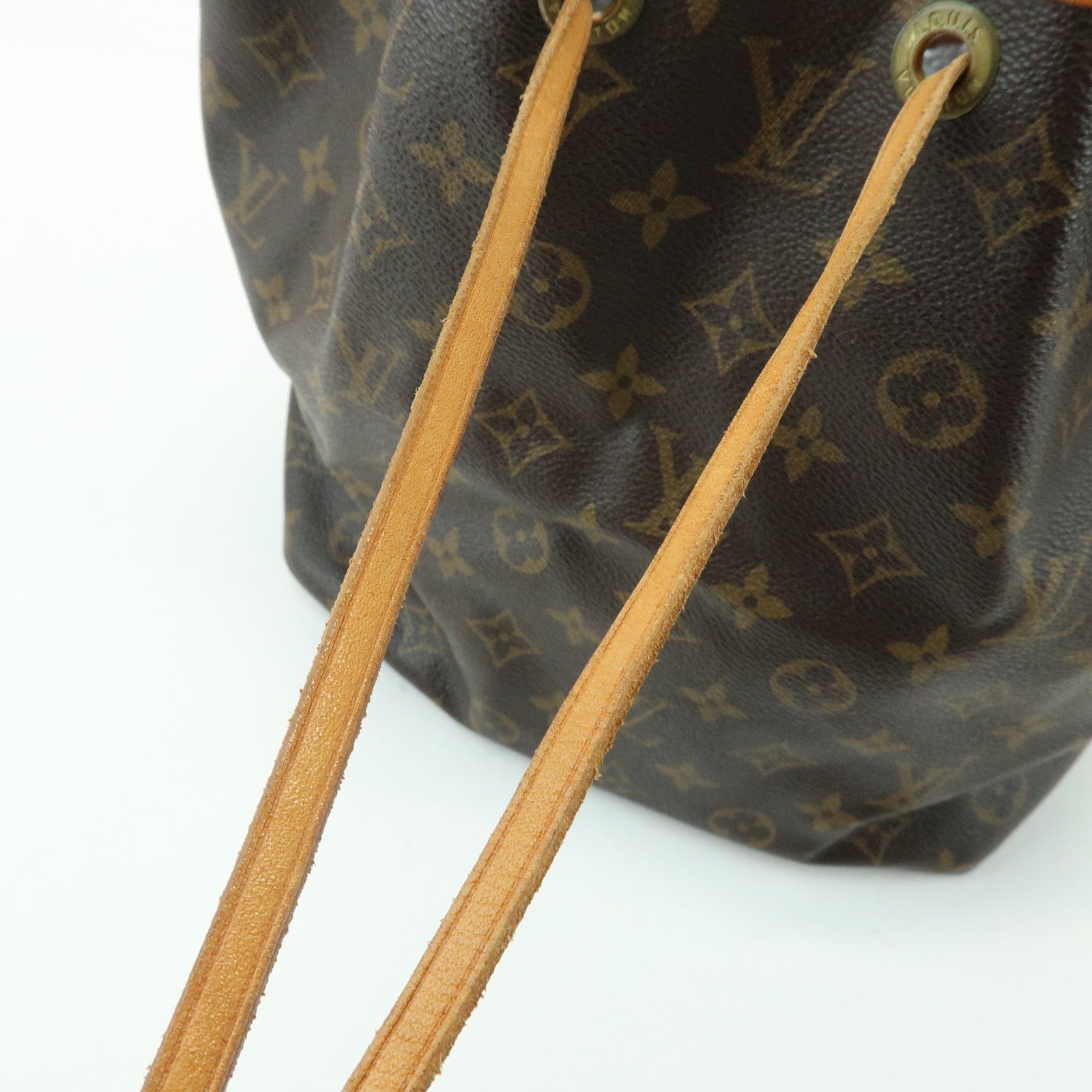 Louis Vuitton Monogram Canvas Petit Noe Shoulder Bag Brown M42226