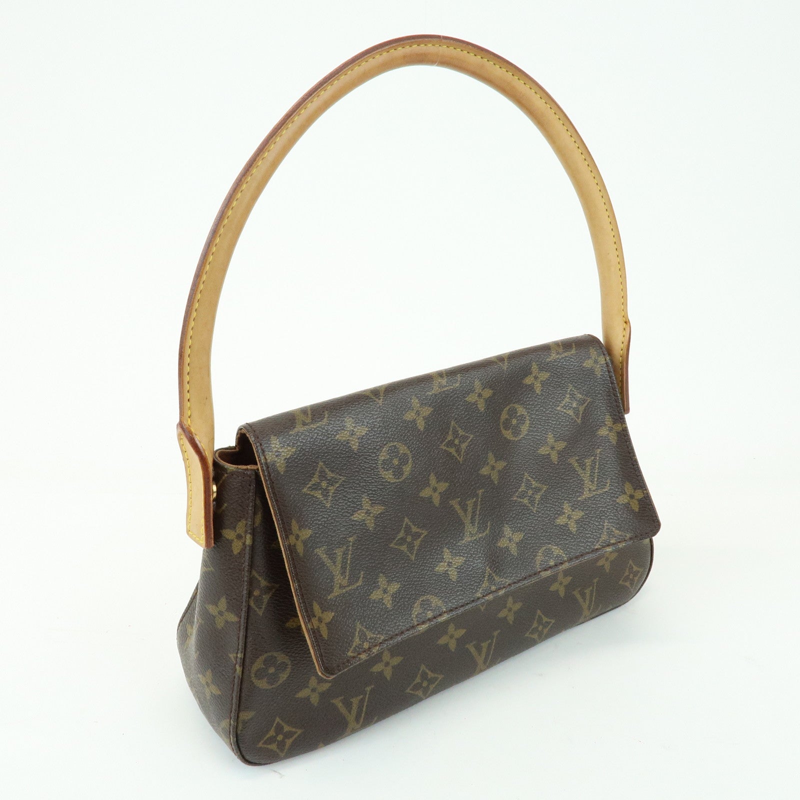 Louis Vuitton Monogram Mini Looping Shoulder Bag Brown M51147