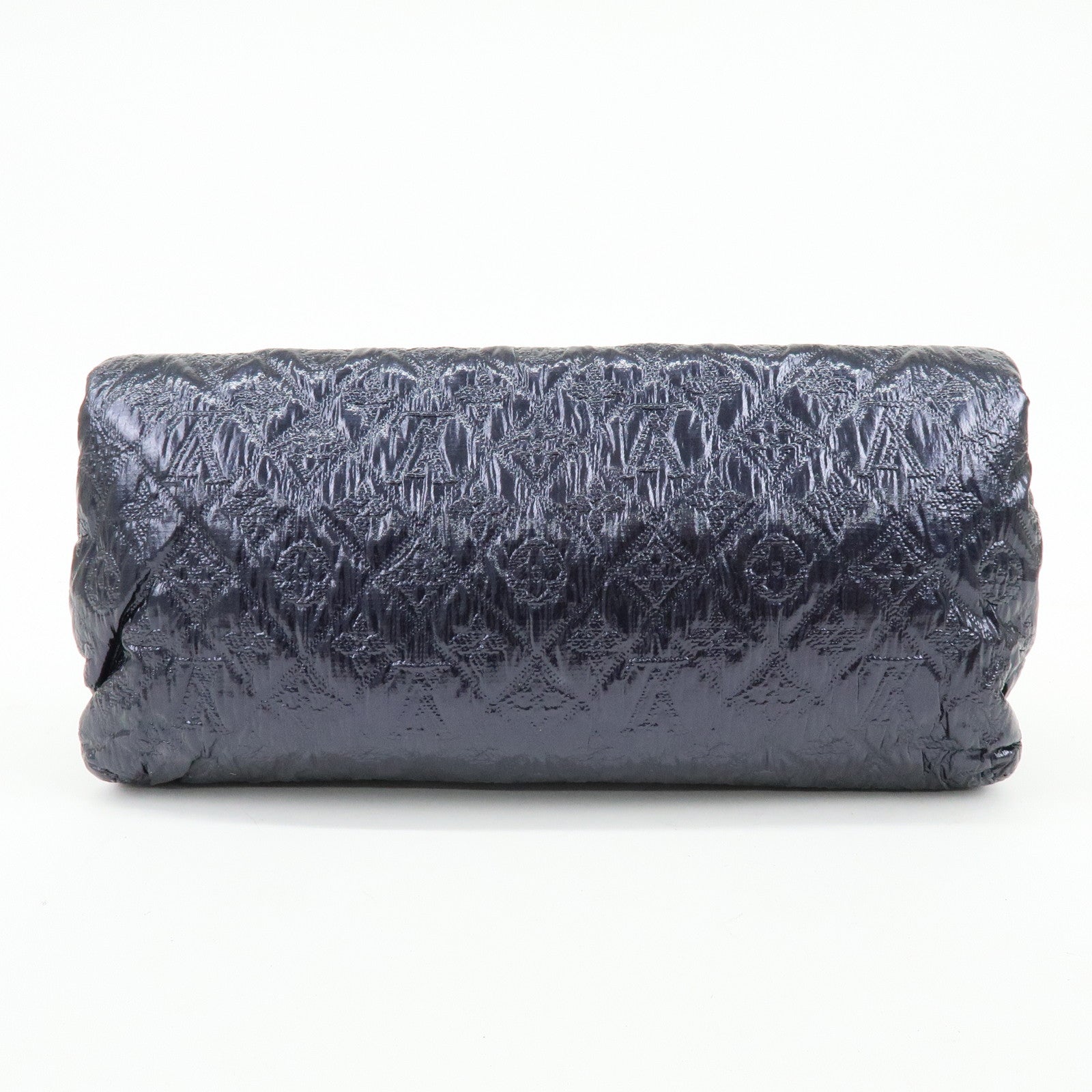 Louis Vuitton Monogram PVC Canvas Limelight Clutch PM Bag Flat Bag Navy