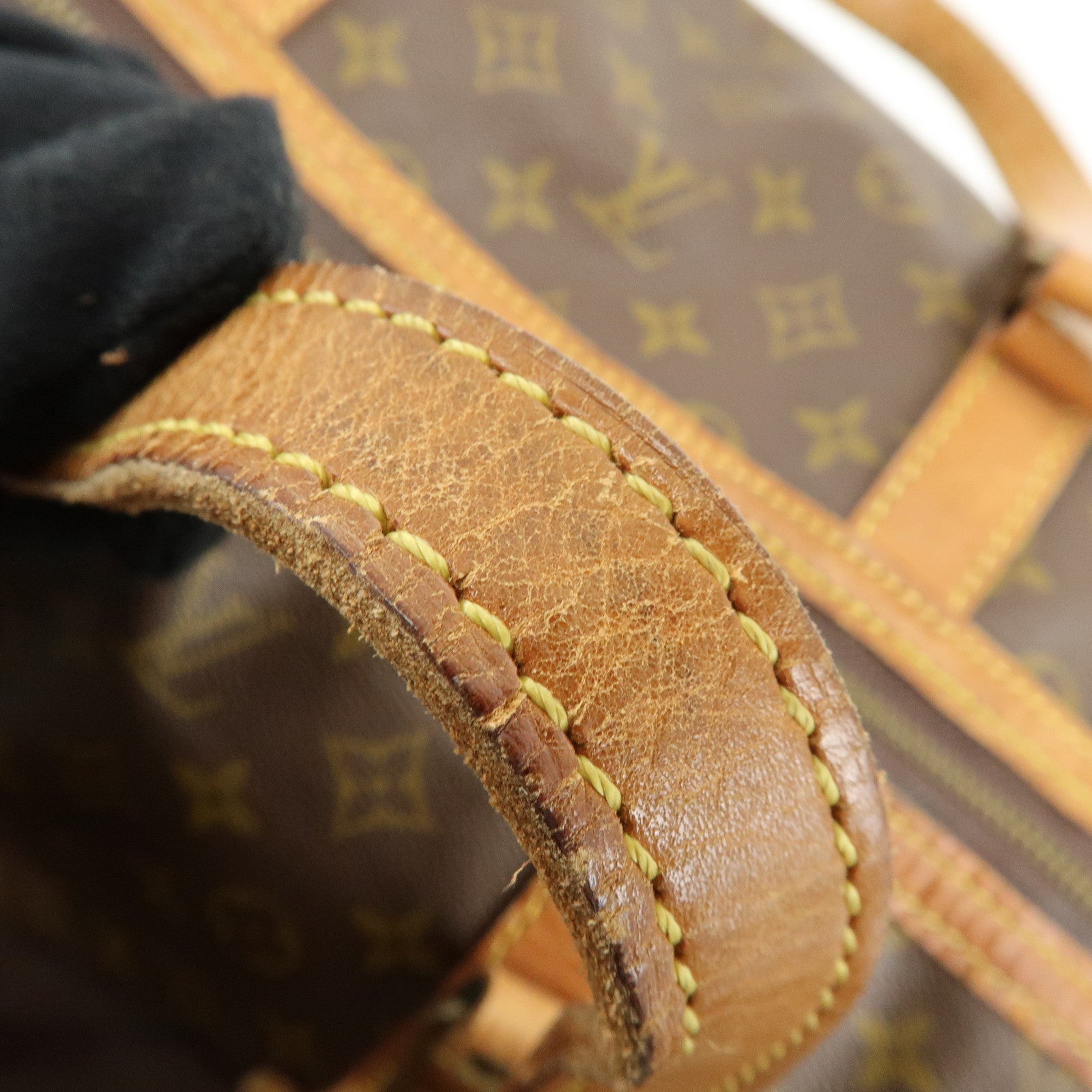 Louis Vuitton Monogram Sac Souple 55 Boston Bag Brown M41622