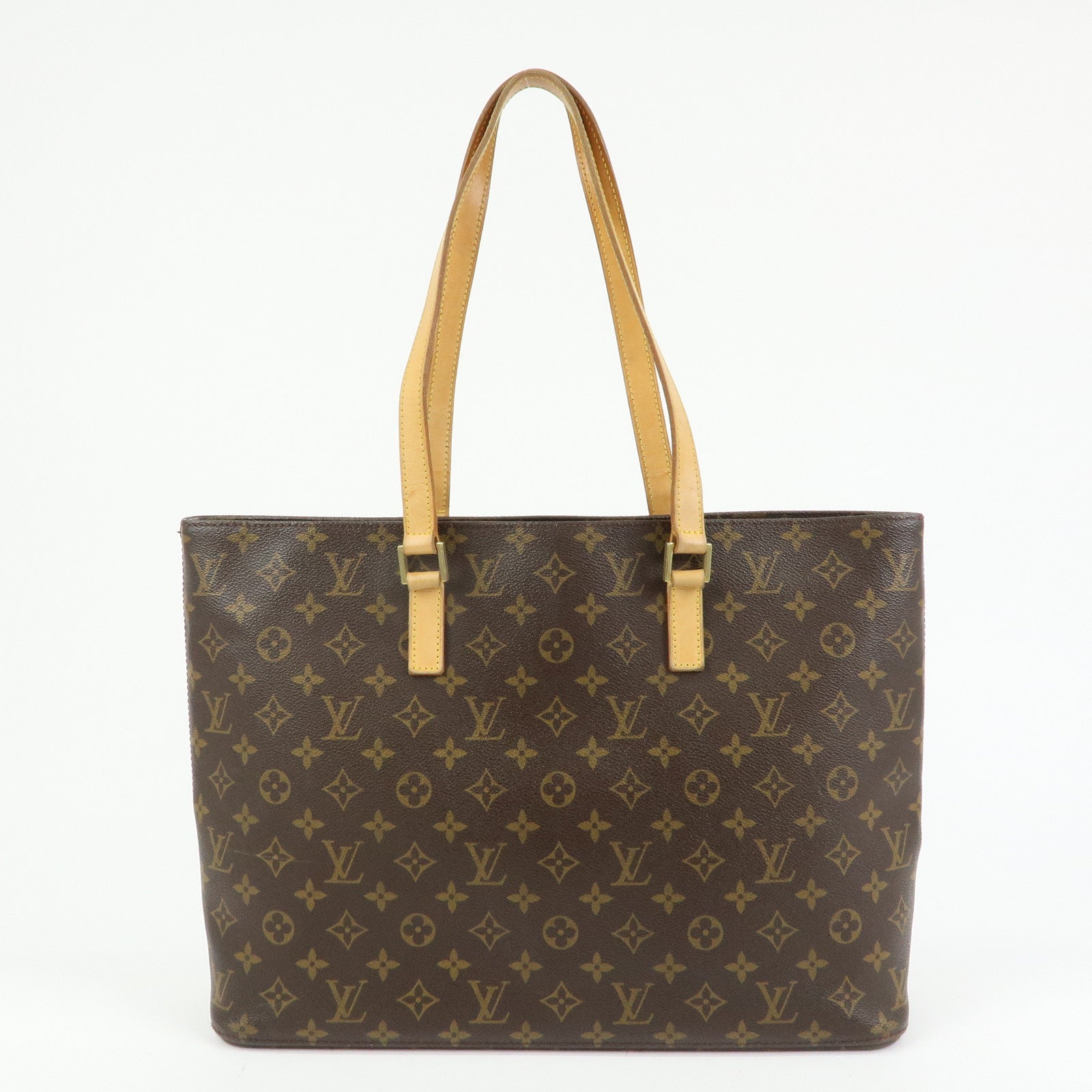 Louis Vuitton Monogram Luco Tote Bag Hand Bag Brown M51155