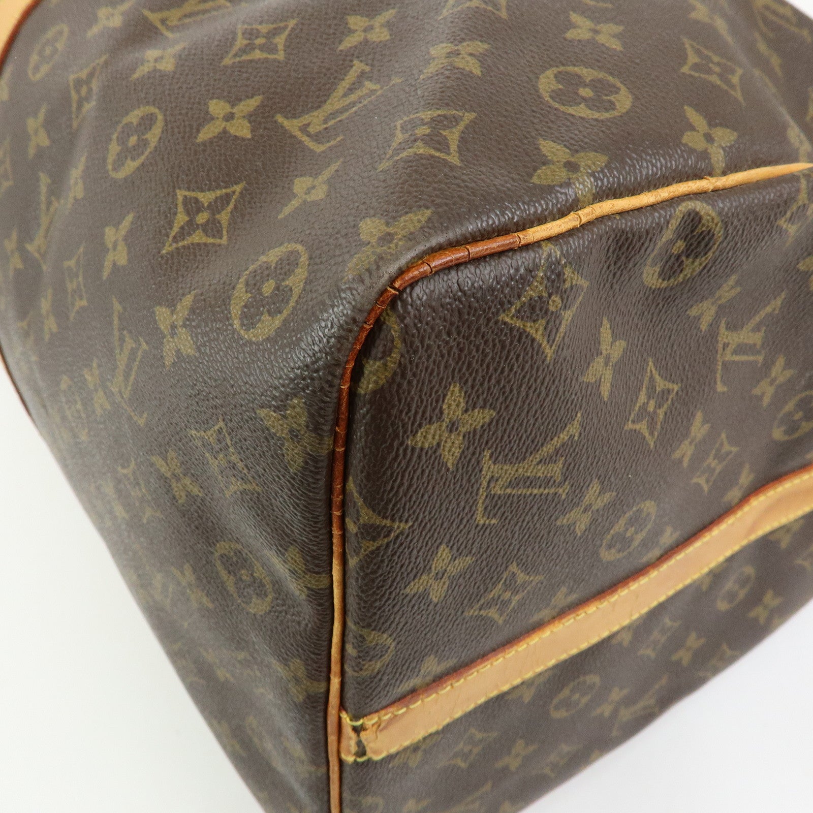 Louis Vuitton Monogram Keep All Bandouliere 60 Bag Brown M41412