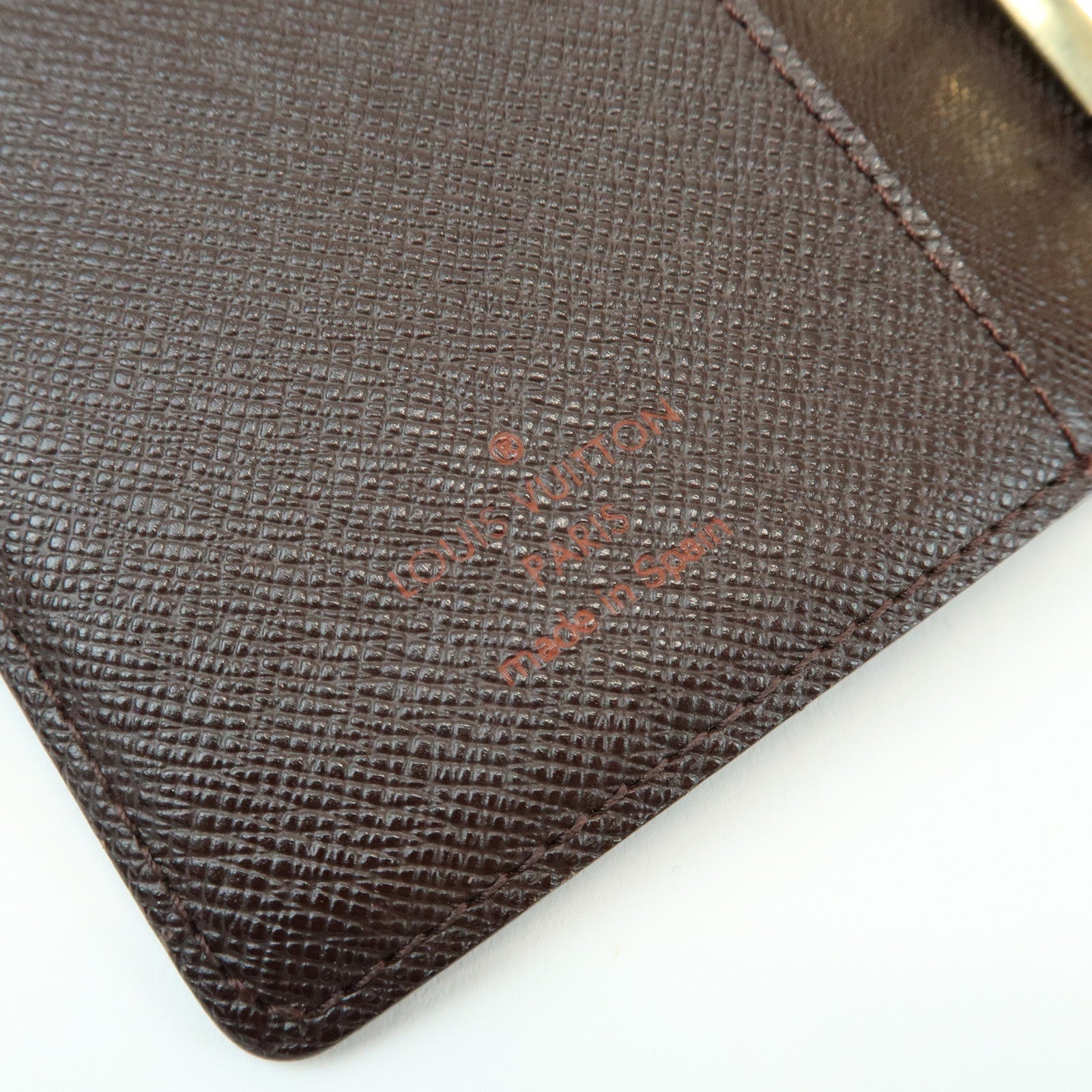 Louis Vuitton Damier Agenda PM Planner Cover Damier Ebene R20700