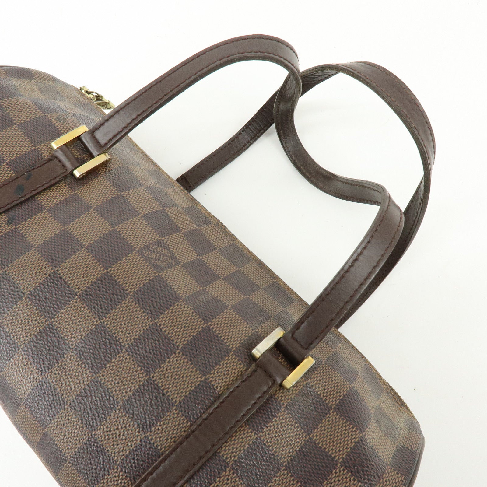 Louis Vuitton Damier Ebene Papillon 30 Hand Bag Brown N51303
