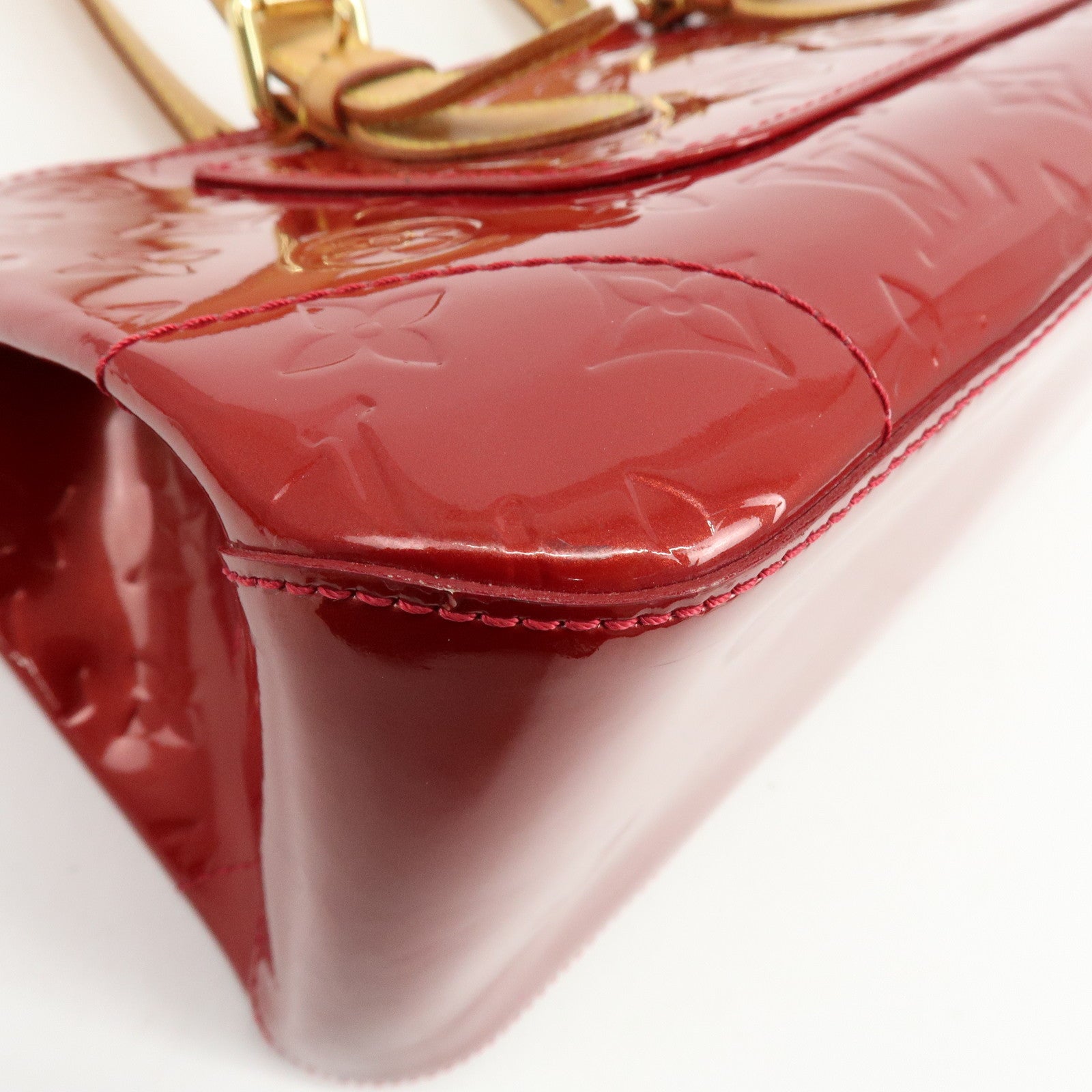 Louis Vuitton Vernis Rosewood Avenue Hand Bag Pomme D'Amour M93507