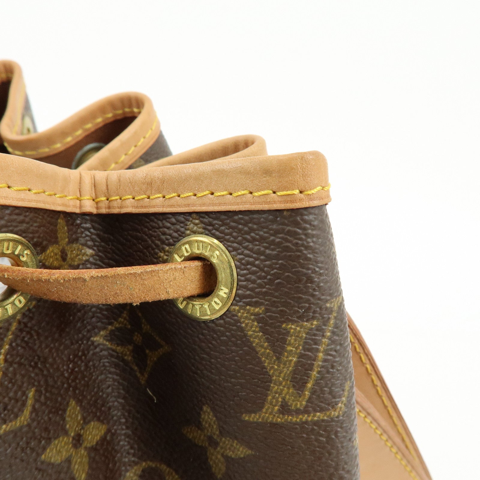 Louis Vuitton Monogram Petit Noe Shoulder Bag Brown M42226