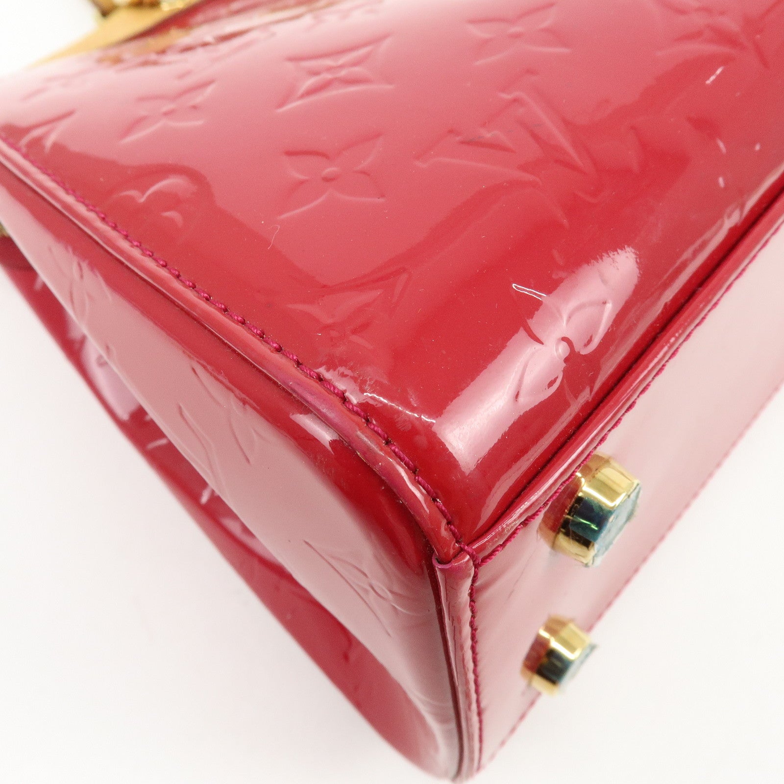 Louis Vuitton Vernis Brea MM 2Way Bag Hand Bag Rose Indien M91798
