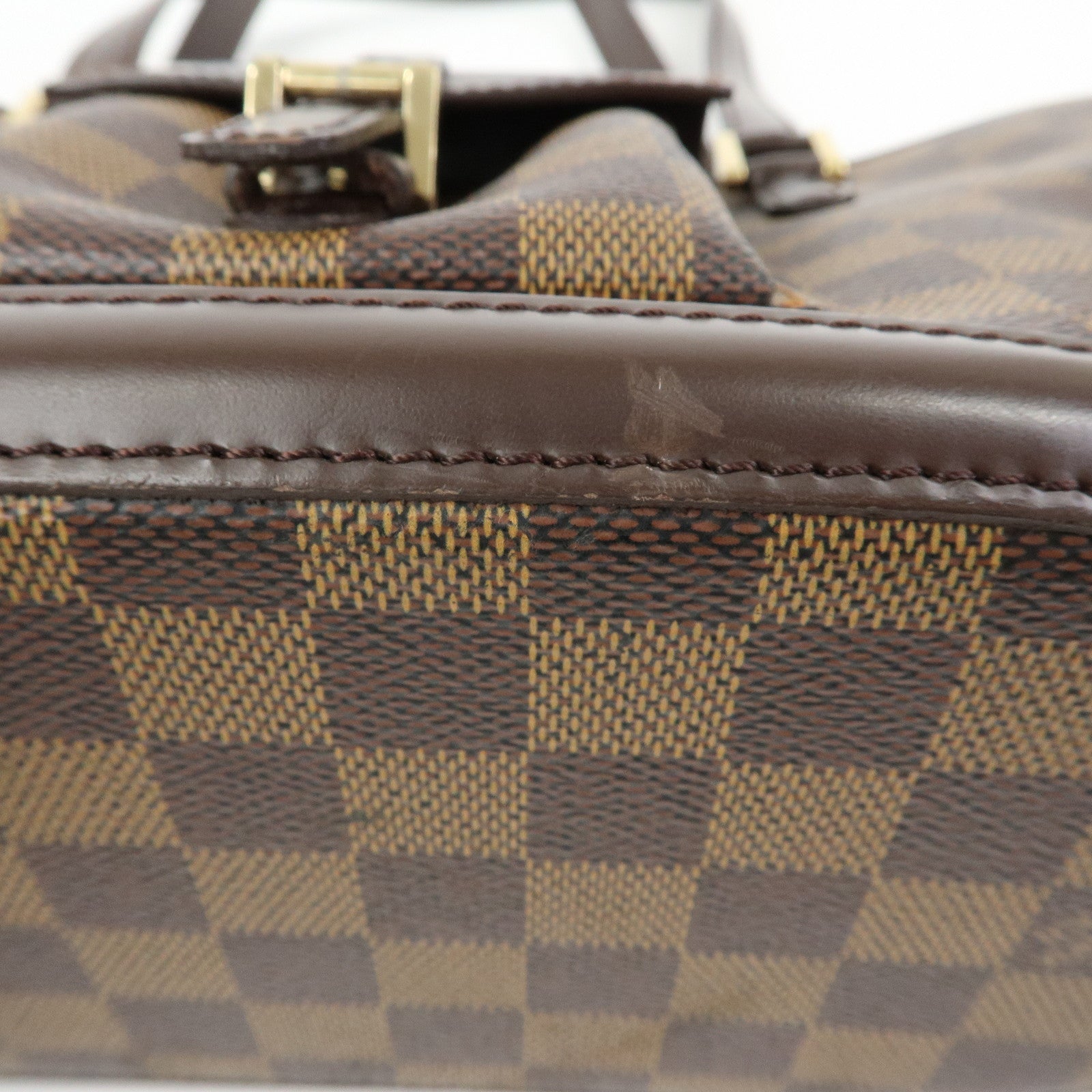 Louis Vuitton Manosque PM Damier Canvas Tote Bag Ebene N51121