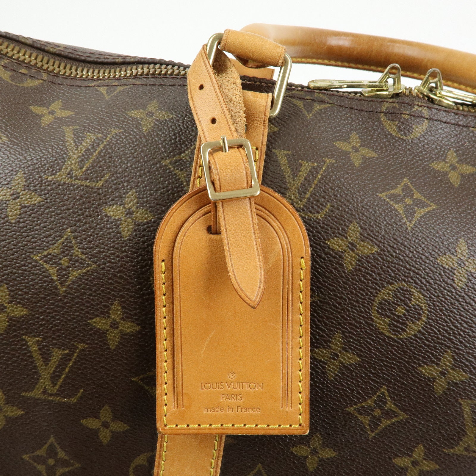 Louis Vuitton Monogram Keep All Bandouliere 50 Boston Bag M41416