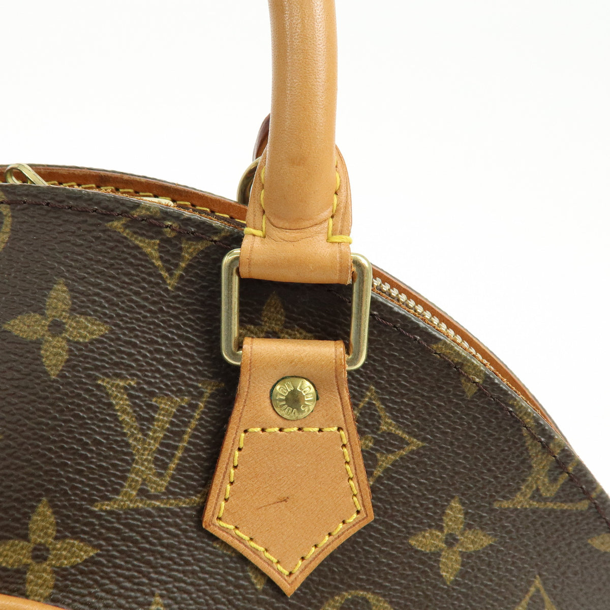 Louis Vuitton Monogram Ellipse PM Hand Bag Brown M51127
