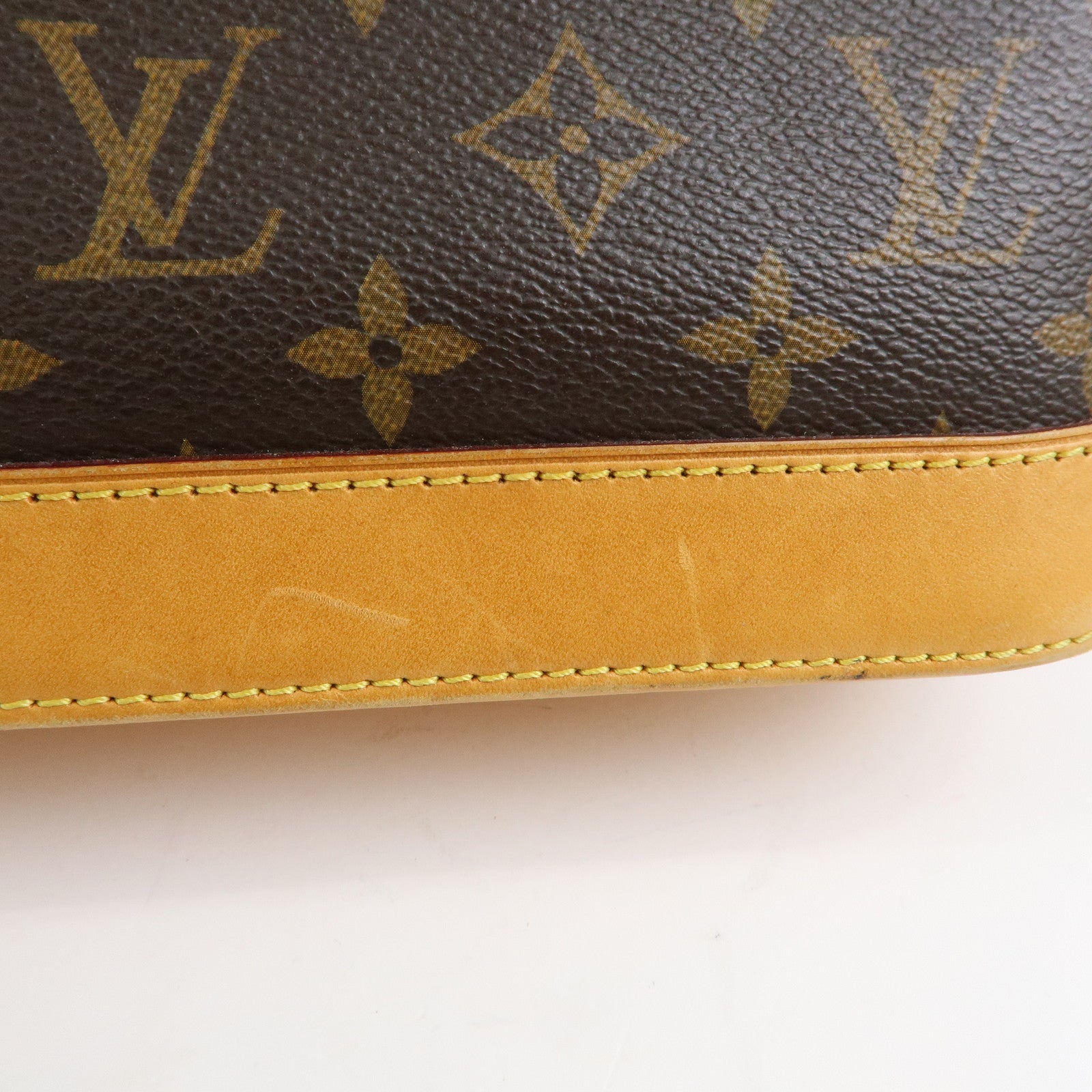 Louis Vuitton Monogram Alma BB 2 Way Hand Bag Shoulder Bag Brown M53152