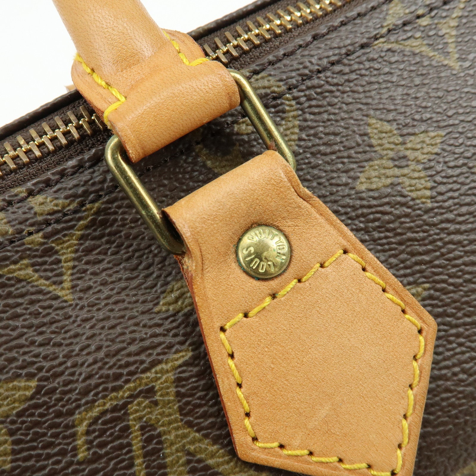 Louis Vuitton Monogram Speedy 25 Boston Bag Hand Bag Brown M41528