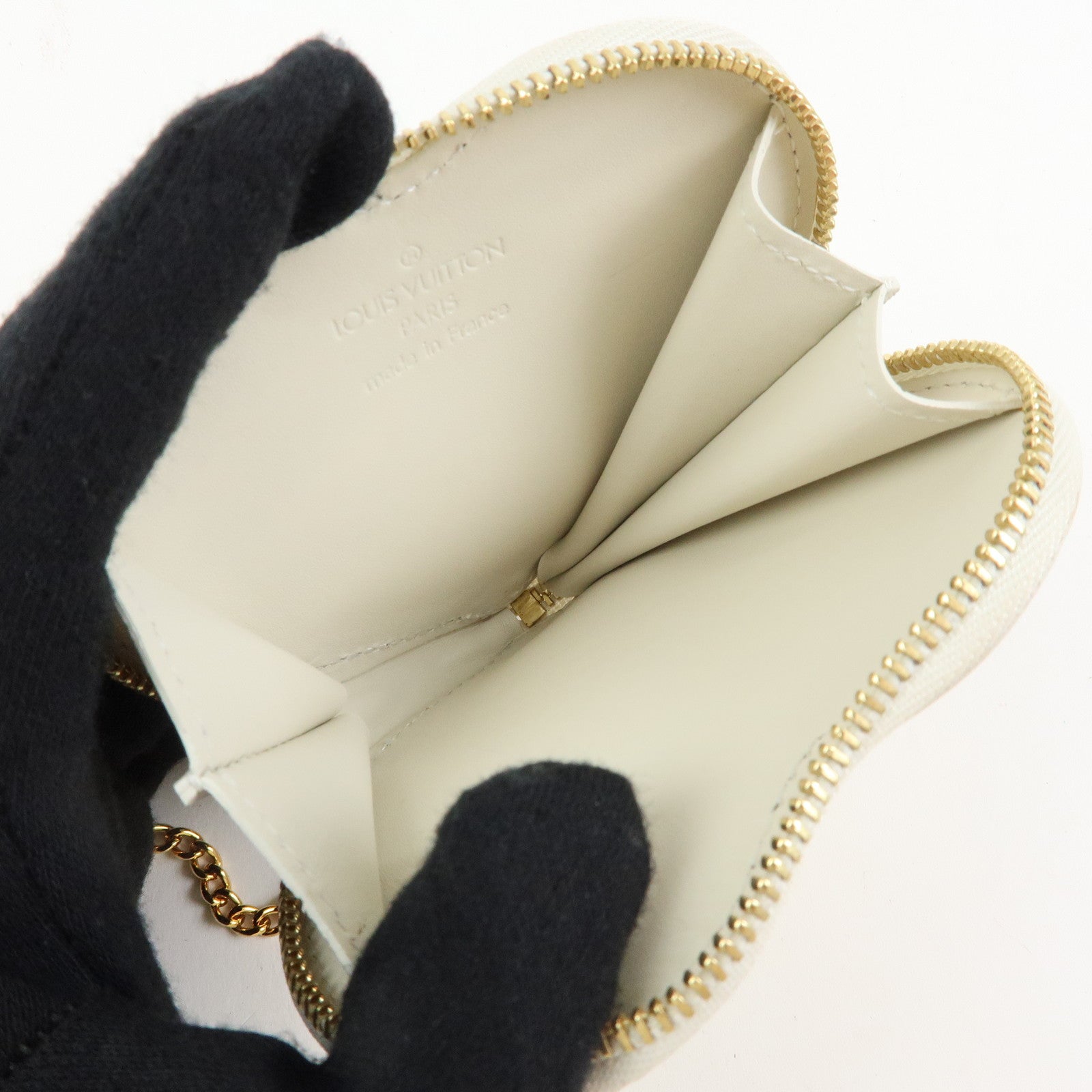 Louis Vuitton Monogram Vernis Porte Monnaie Couer Coin Case M91918