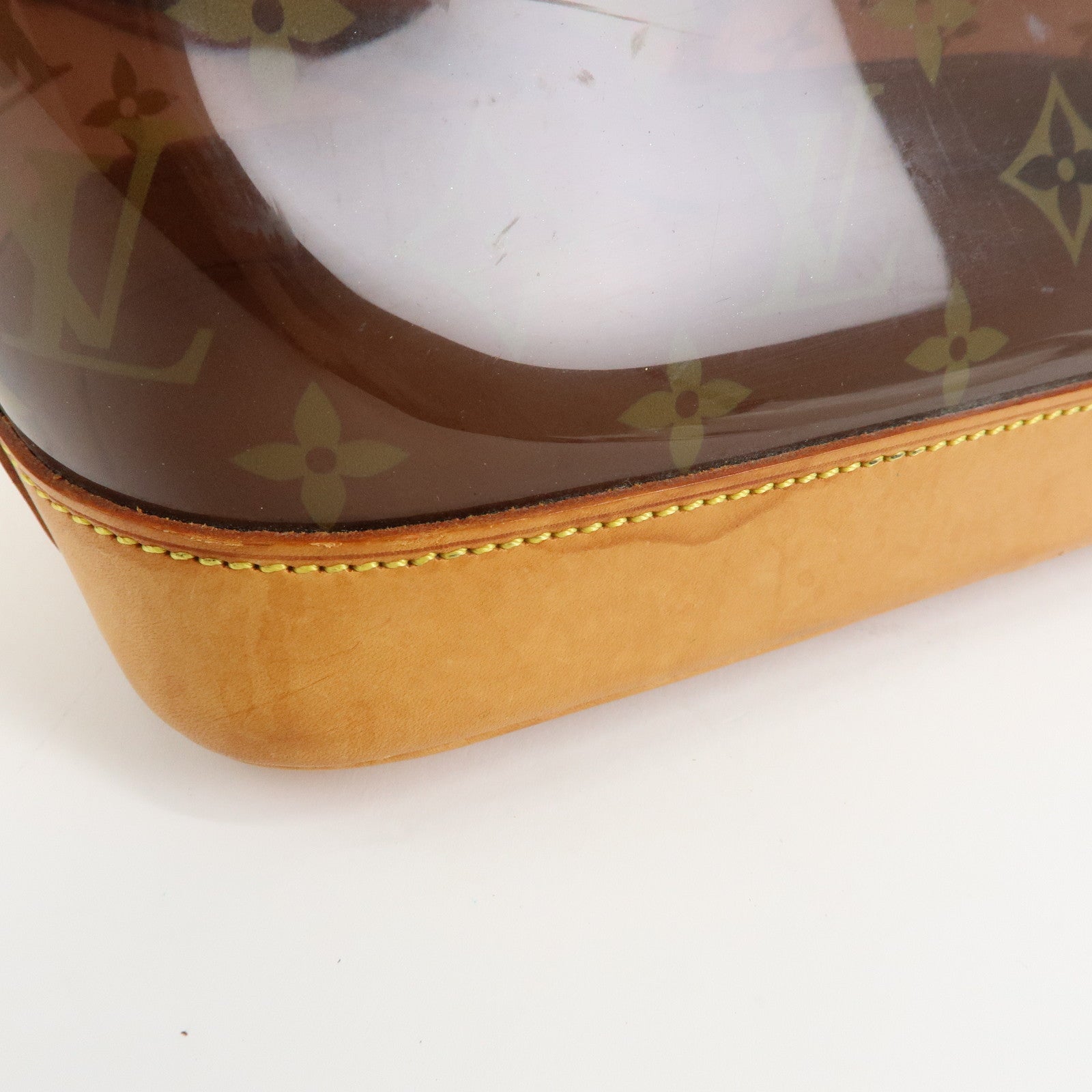 Louis Vuitton Monogram Cabas Ambre PM Tote Bag Clear Brown M92502