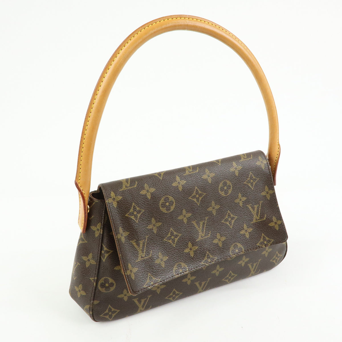 Louis Vuitton Monogram Mini Looping Shoulder Bag Brown M51147