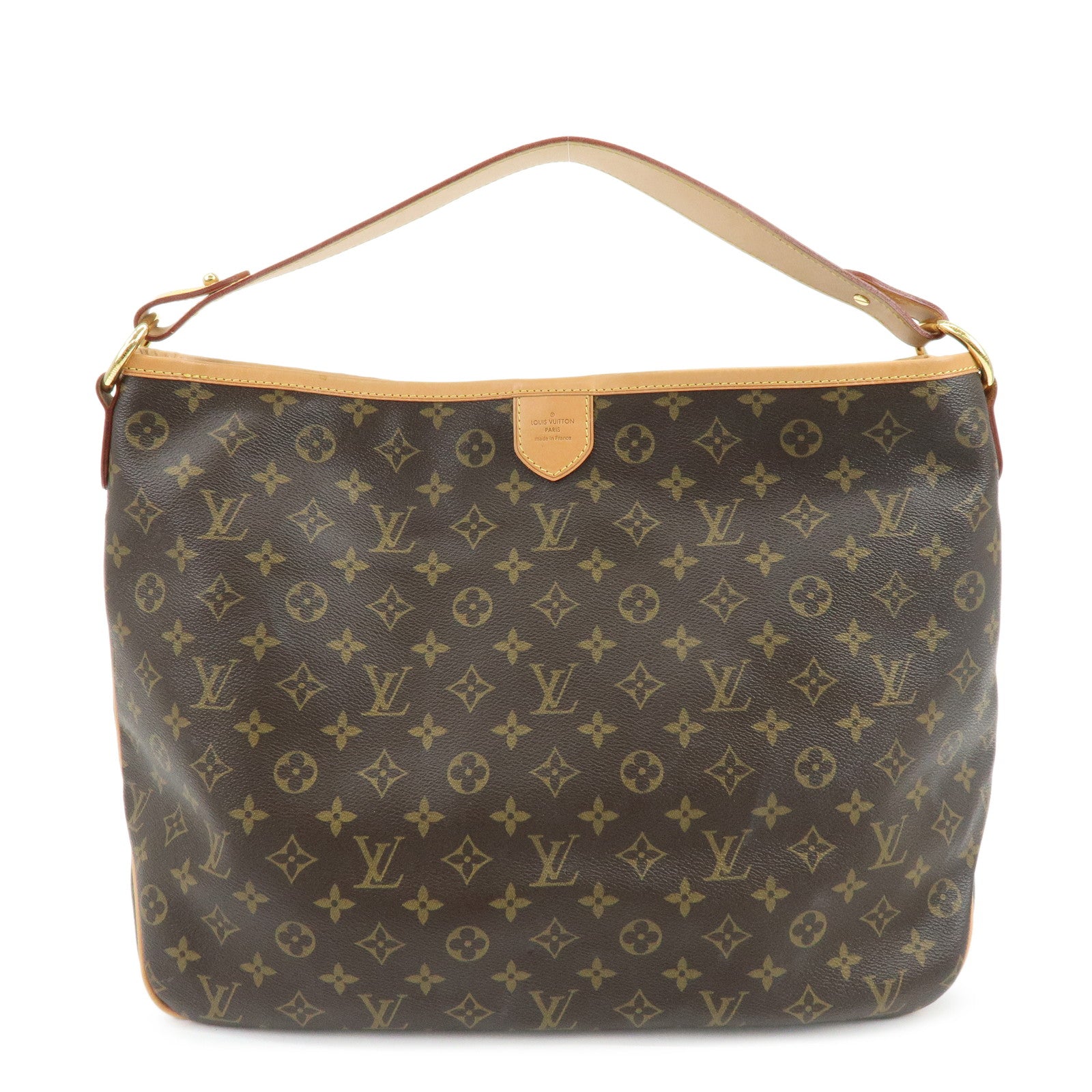 Louis Vuitton Monogram Delightful MM Shoulder Bag Brown M40353