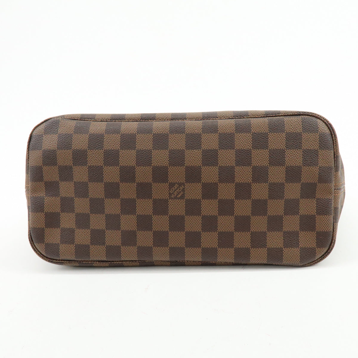 Louis Vuitton Damier Ebene Canvas Leather Neverfull MM Tote Bag N51105