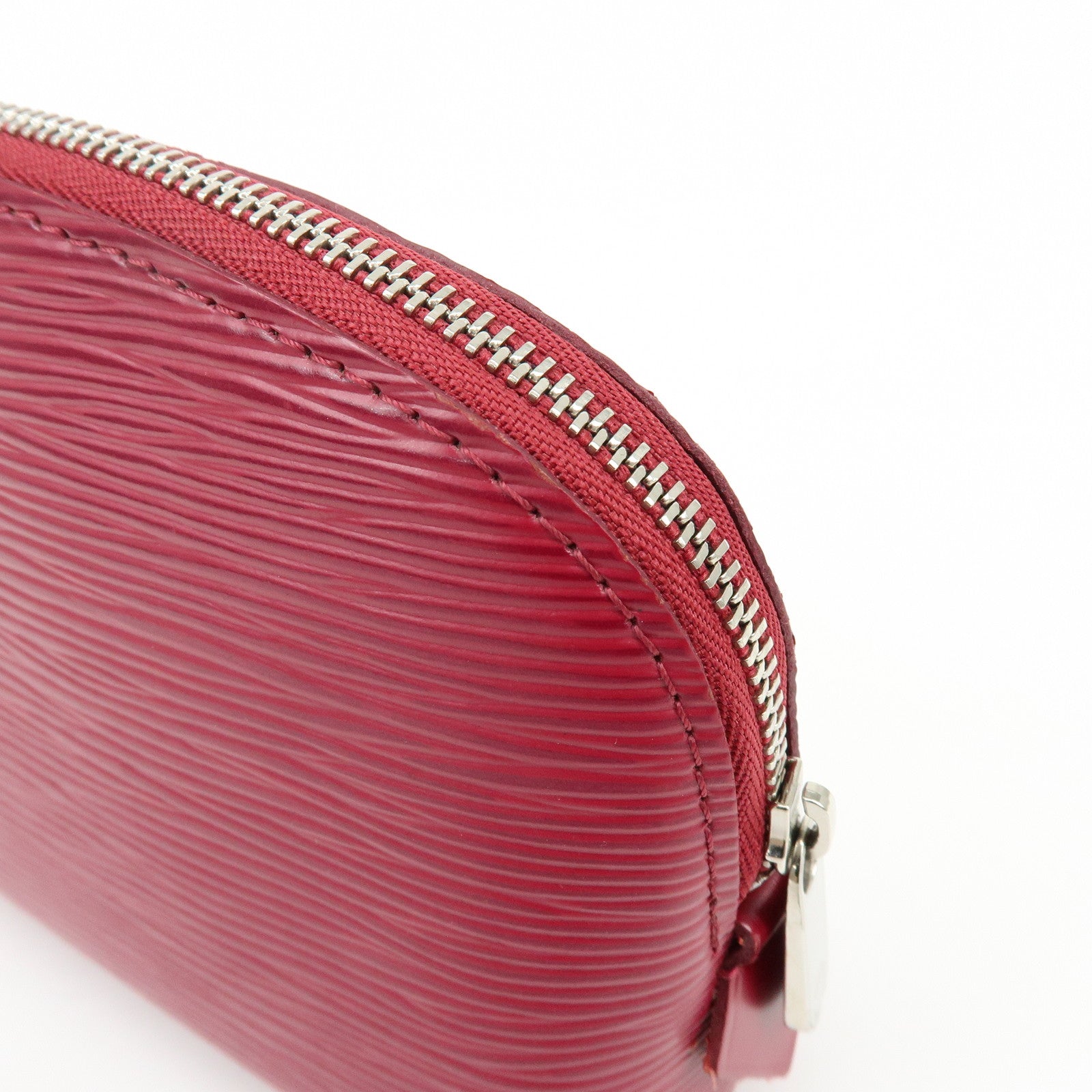 Louis Vuitton Epi Pochette Cosmetic Pouch Fuchsia Pink M40641