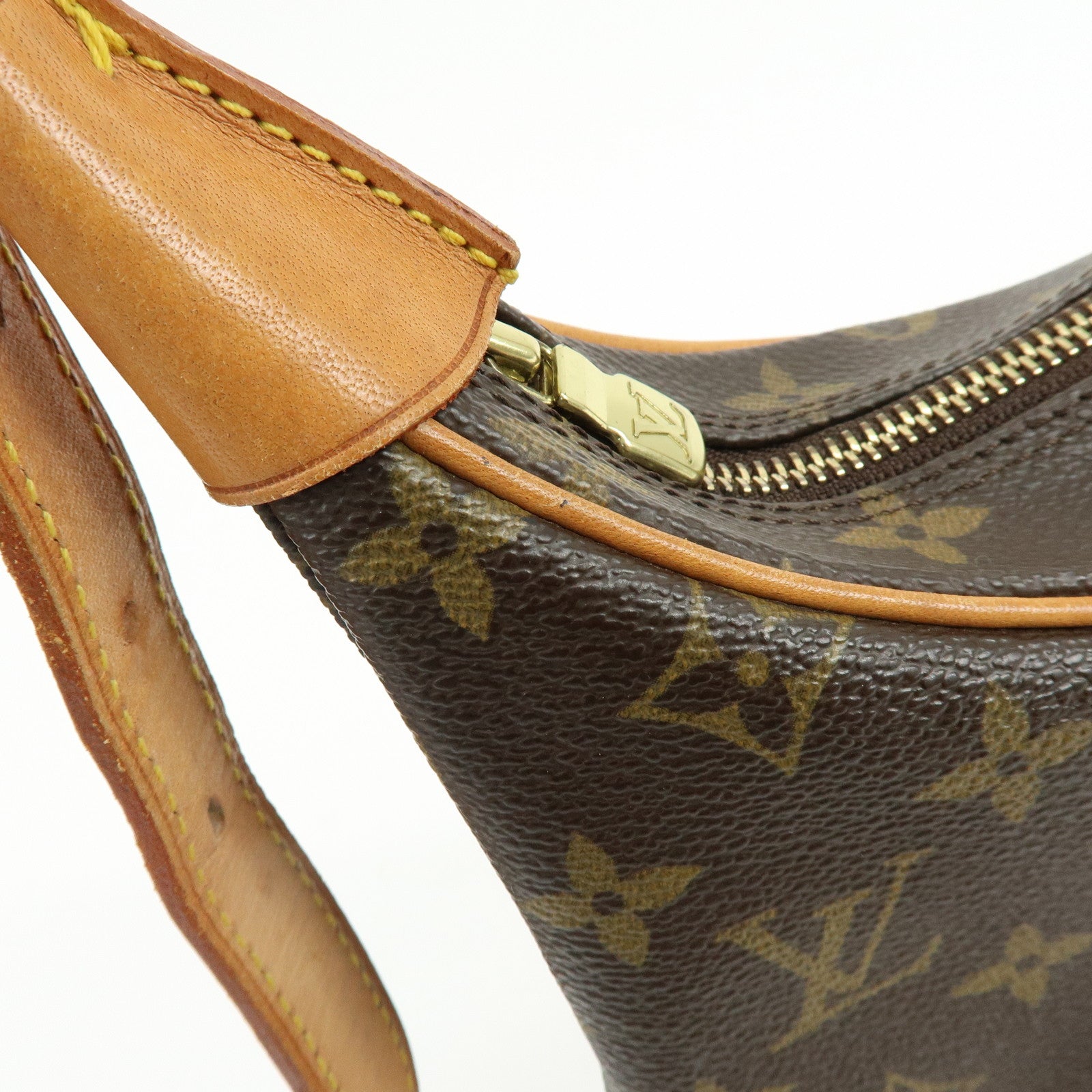 Louis Vuitton Monogram Boulogne 30 Canvas Shoulder Bag Brown M51265