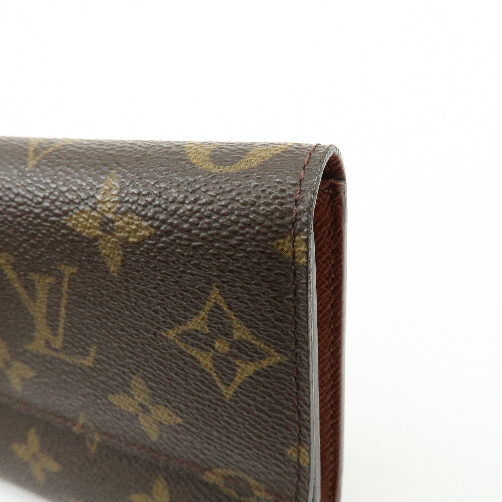 Louis Vuitton Monogram Porte Tresor International Wallet Brown M61215