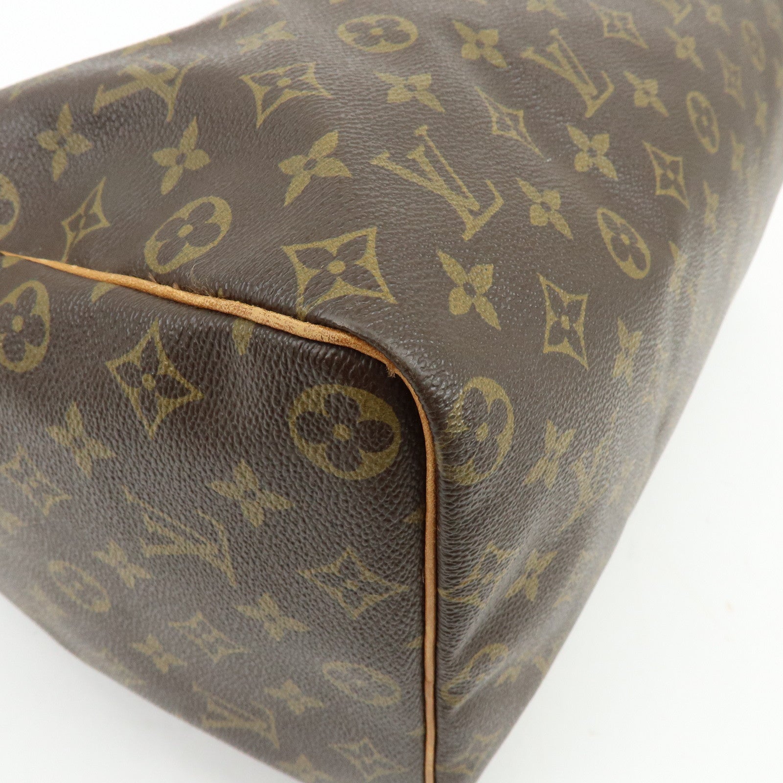 Louis Vuitton Monogram Speedy 40 Hand Bag Boston Bag Brown M41522