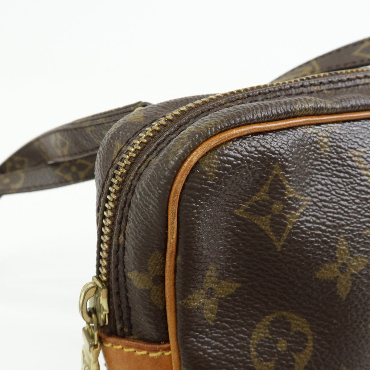 Louis Vuitton Monogram Pochette Marly Bandouliere Bag Brown M51828